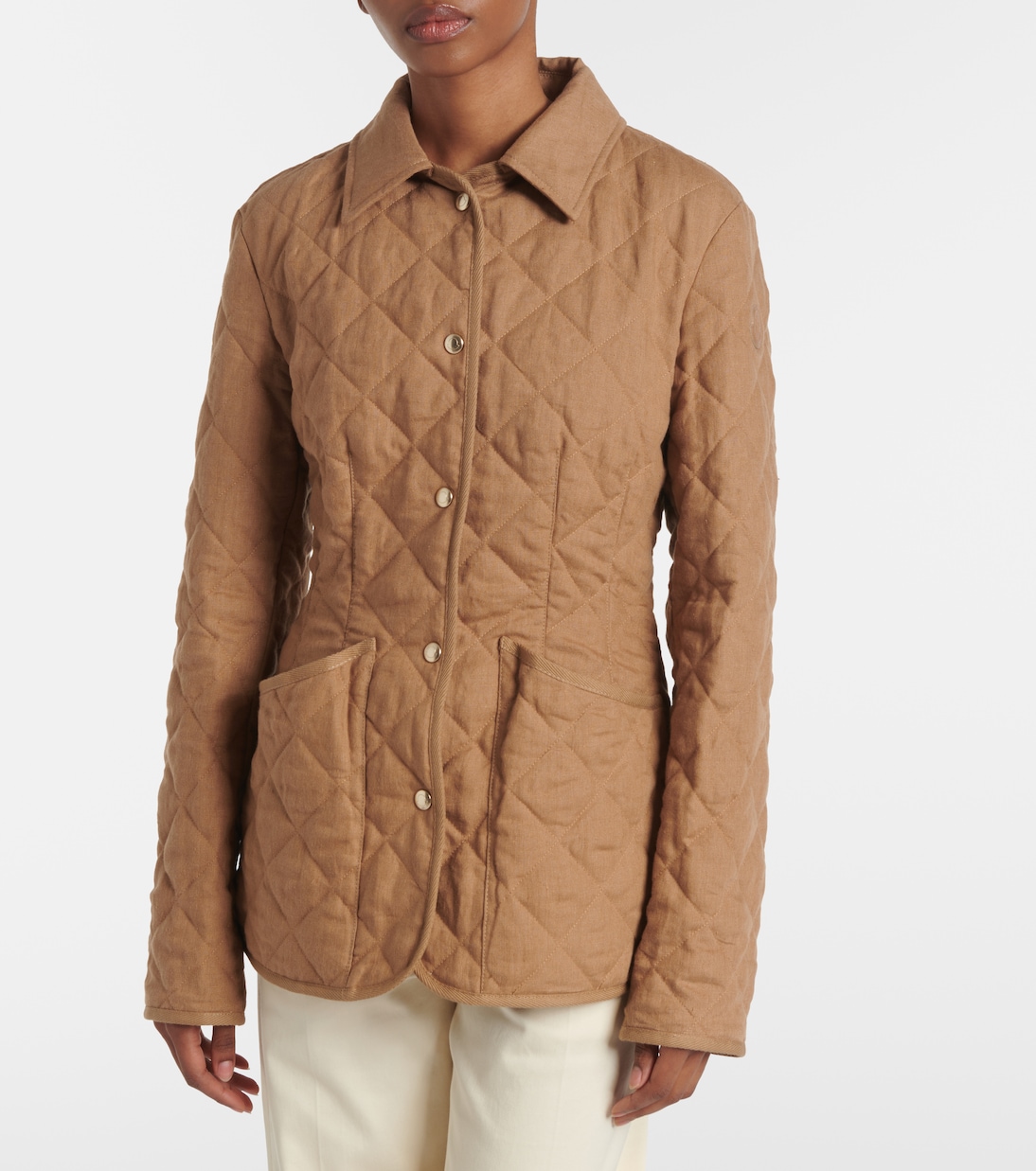 Giacca trapuntata Uzes in lino | Moncler