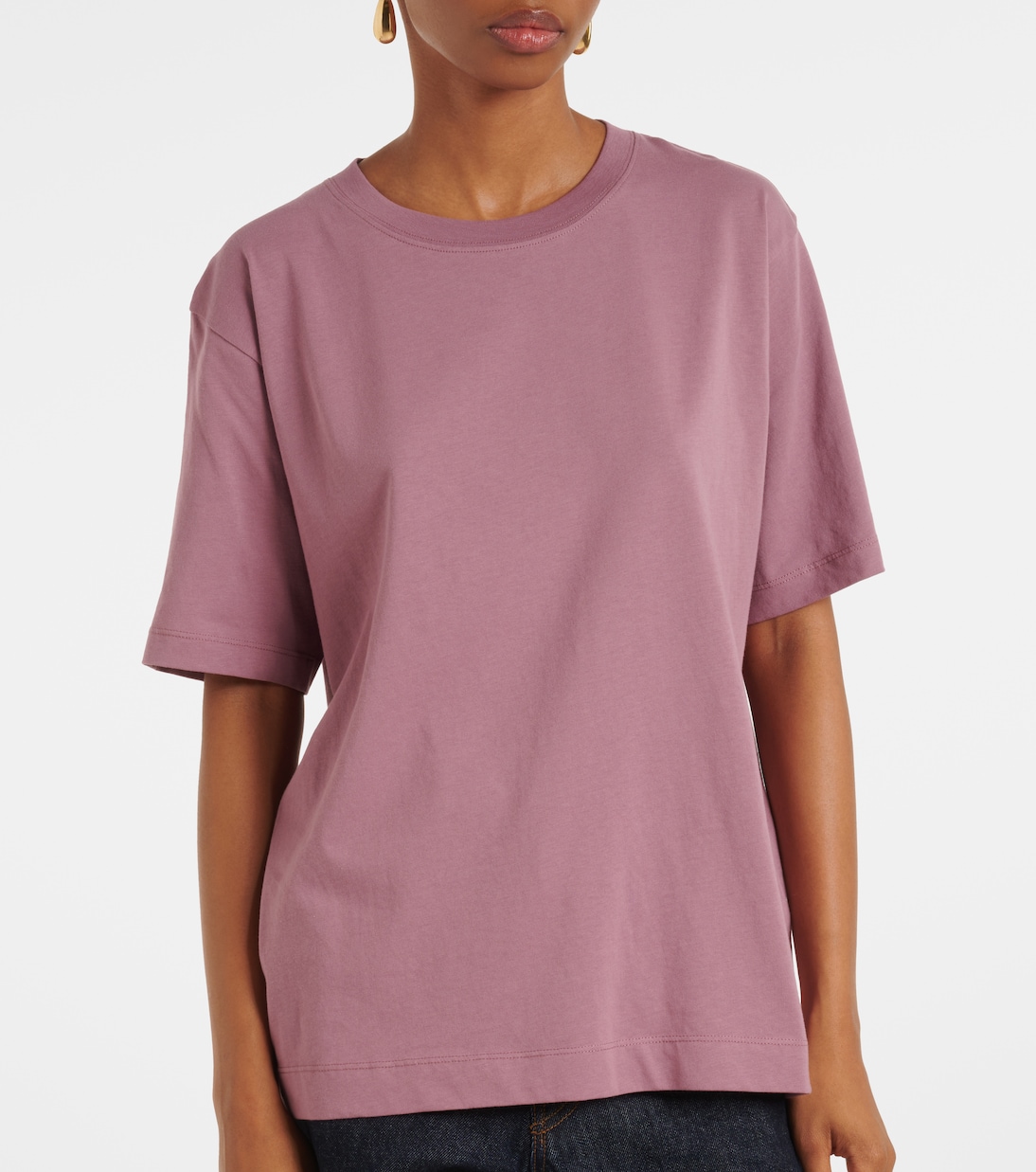Camiseta oversized de jersey de algodón | Dries Van Noten