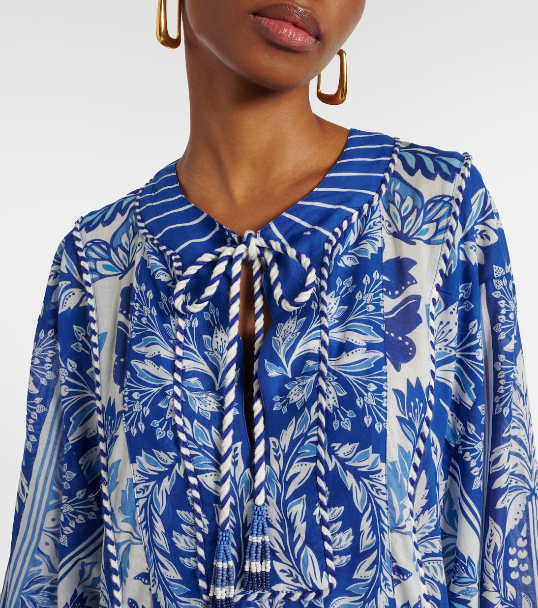 Kaftan Delicate Tapestry aus Baumwolle | Farm Rio
