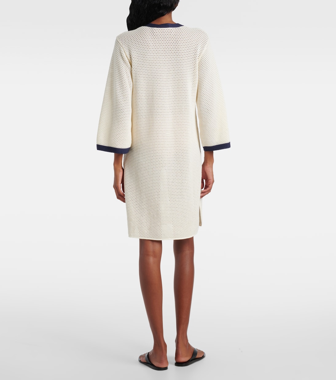 Vestido corto Albatros de punto en mezcla de algodón | Eres