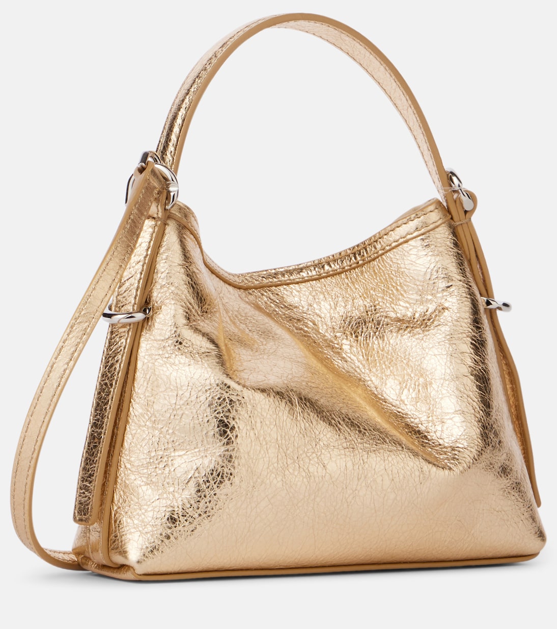 Sac Voyou Nano en cuir métallisé | Givenchy