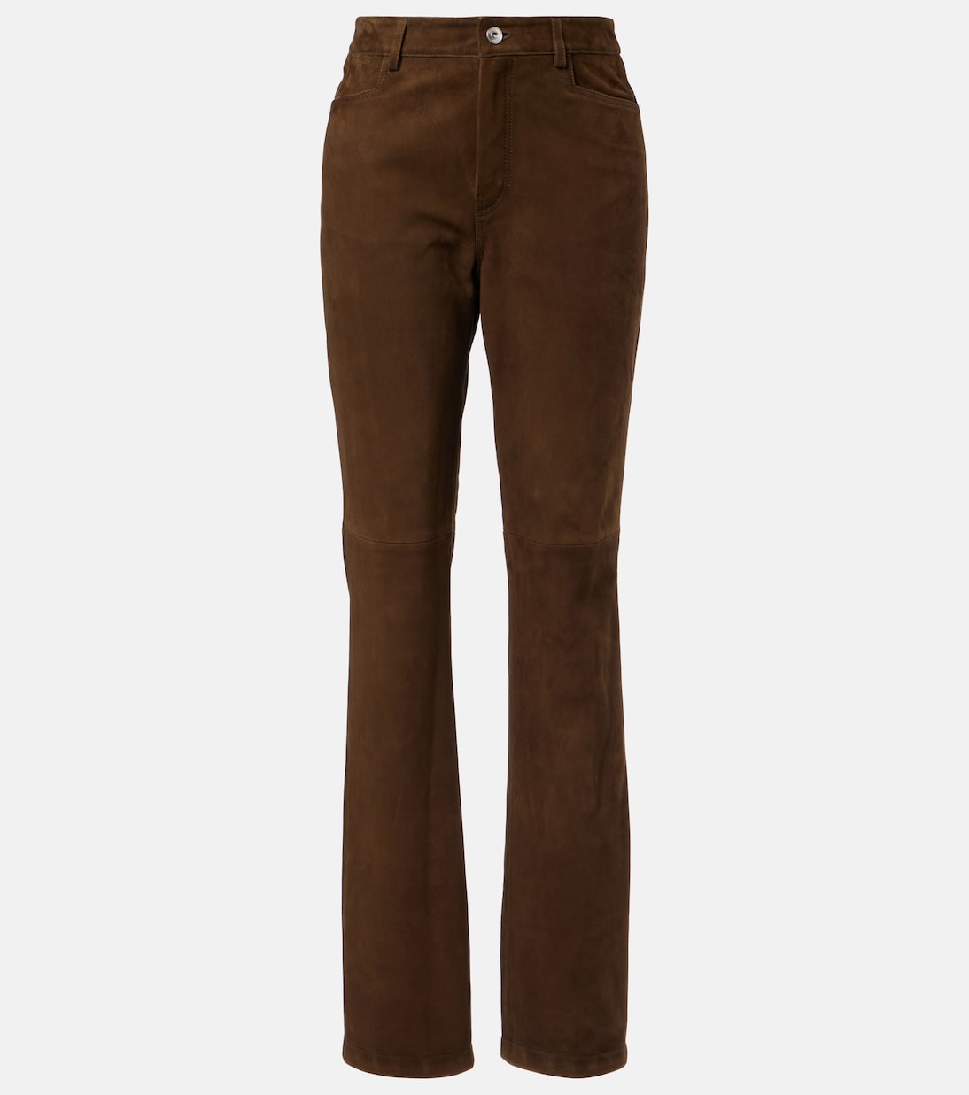 Maxine suede straight pants | Proenza Schouler