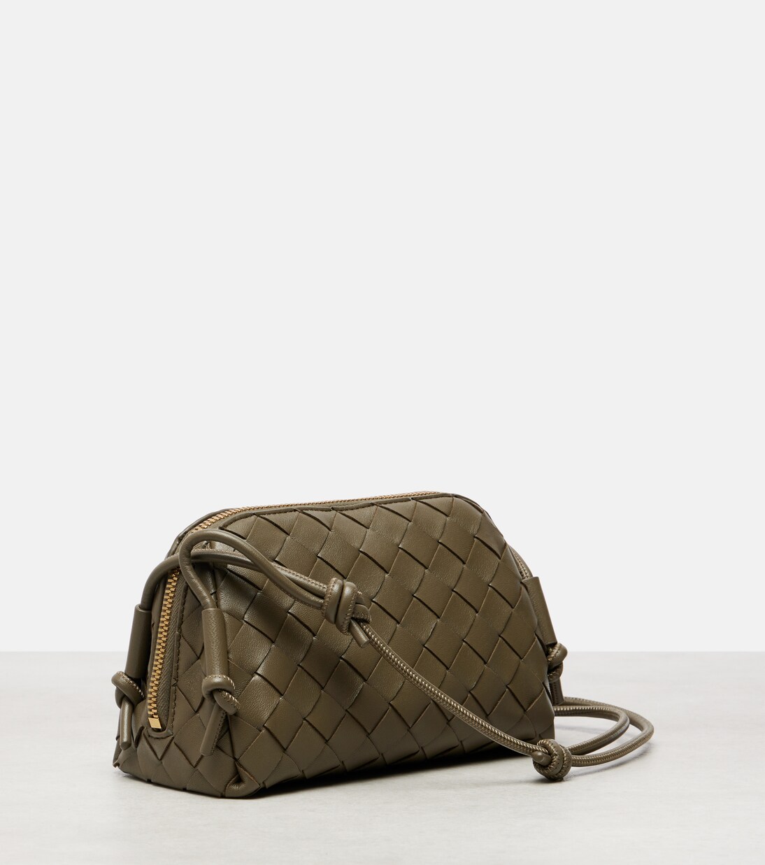 Concert leather crossbody bag | Bottega Veneta