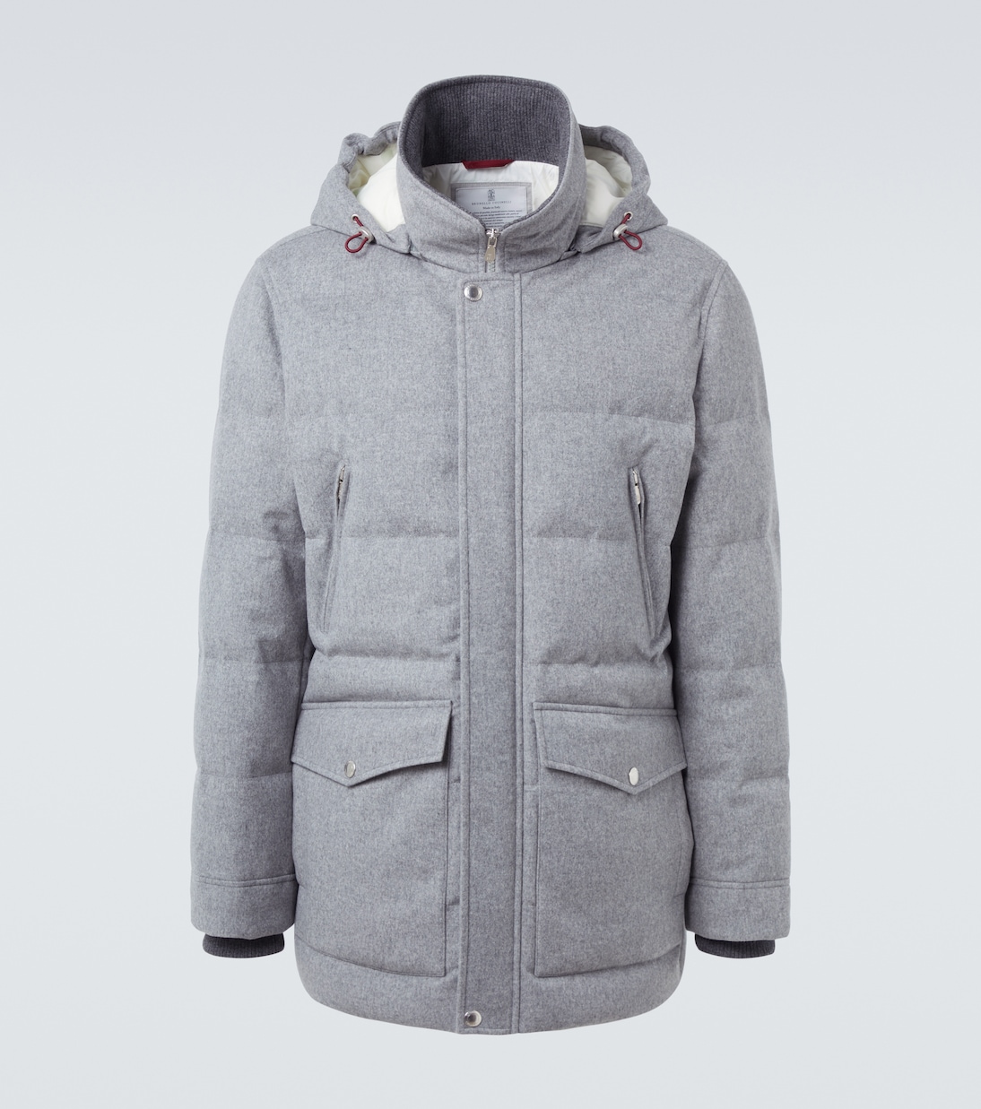 Wattierte Jacke aus Wolle | Brunello Cucinelli