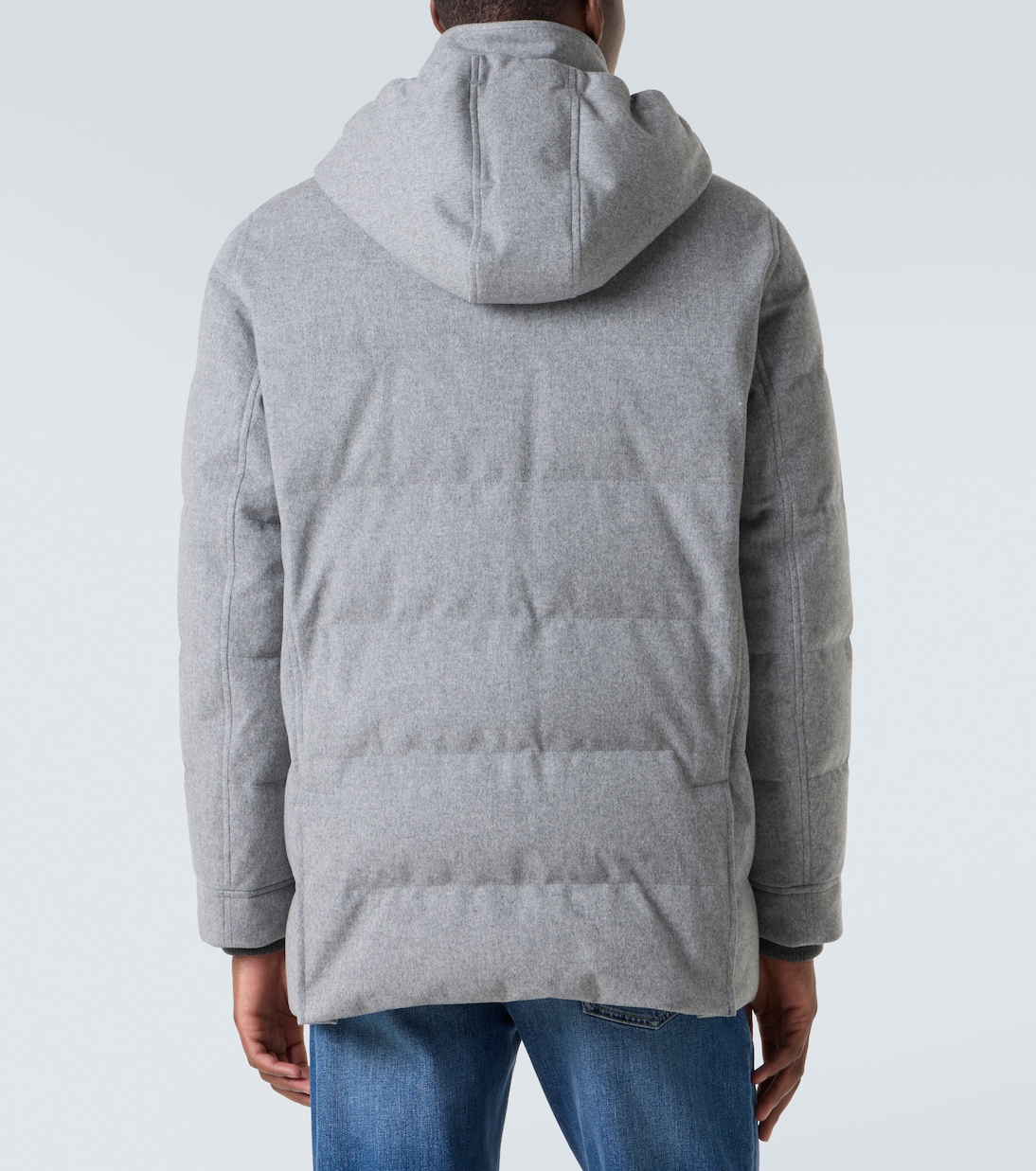 Wattierte Jacke aus Wolle | Brunello Cucinelli
