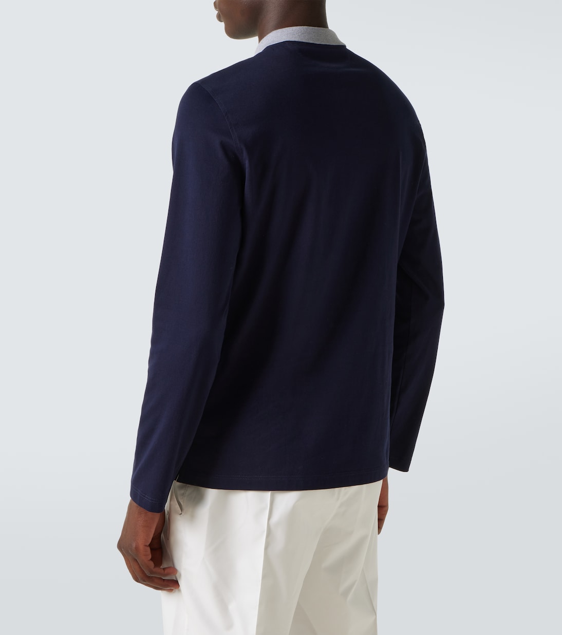 Cotton polo sweater | Brunello Cucinelli