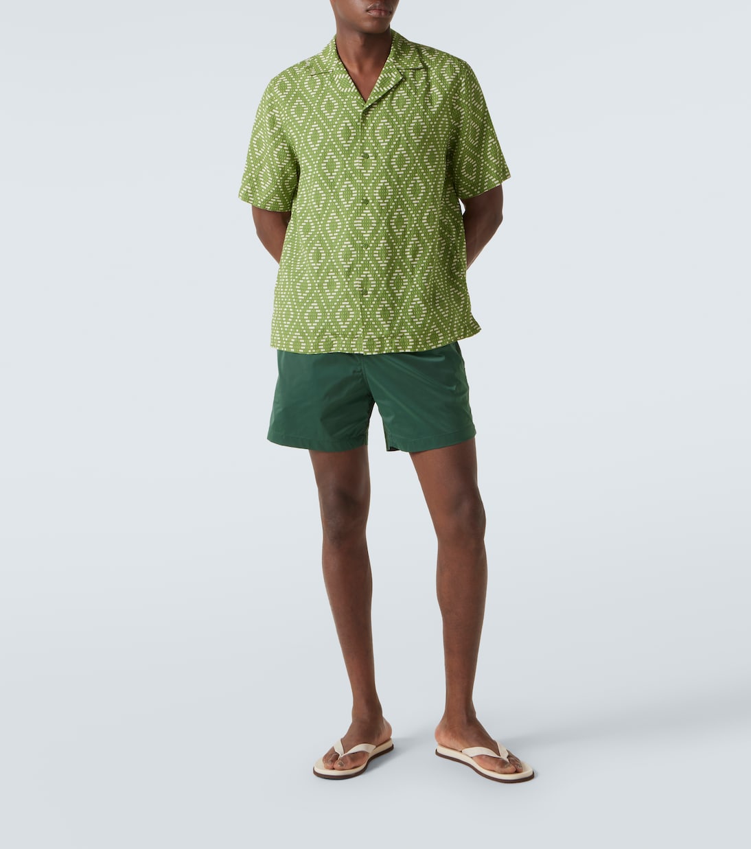 Camisa Roberto de lino estampada | Frescobol Carioca