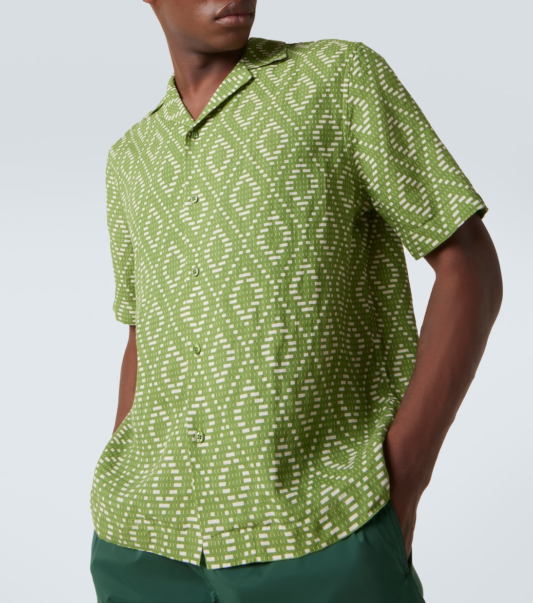 Camisa Roberto de lino estampada | Frescobol Carioca