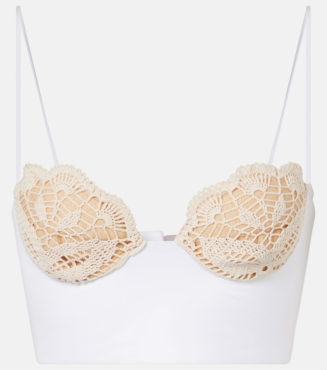 Top bustier in crochet di cotone | Magda Butrym