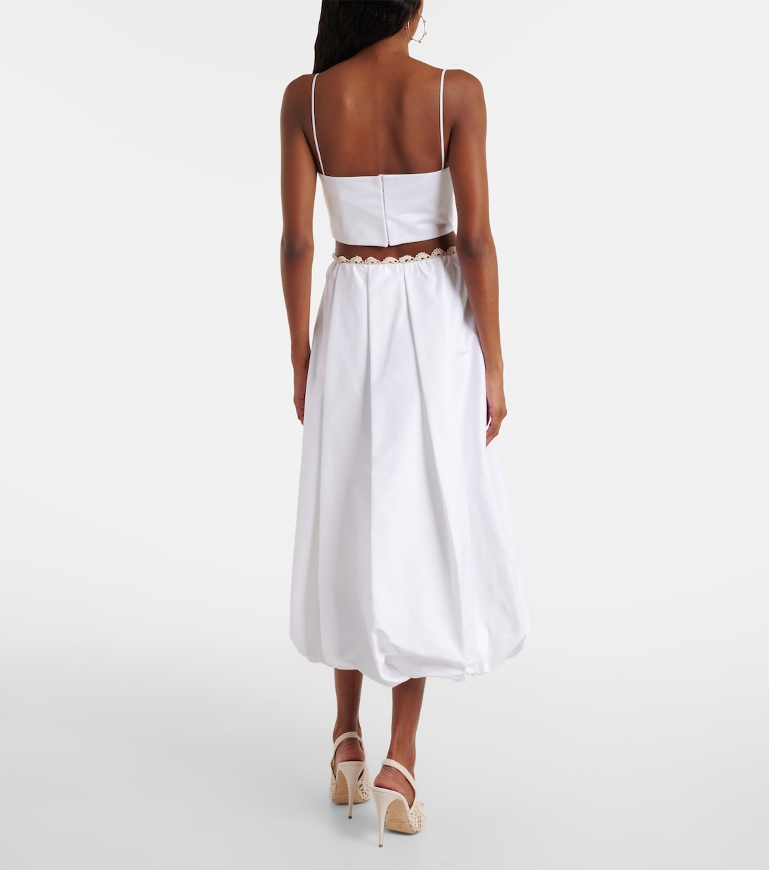 Top bustier in crochet di cotone | Magda Butrym