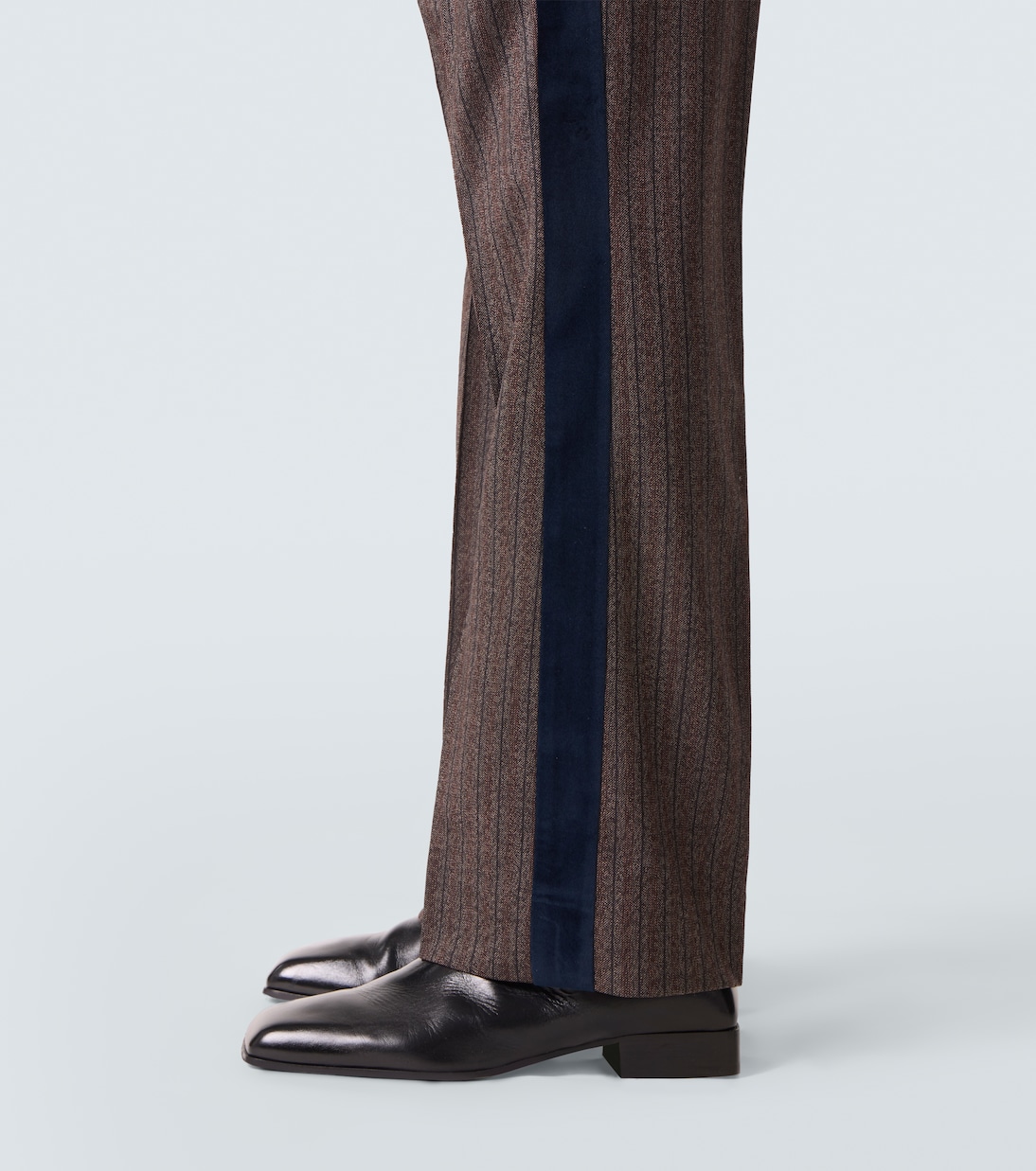 Alto pinstripe wool-blend slim pants | Wales Bonner