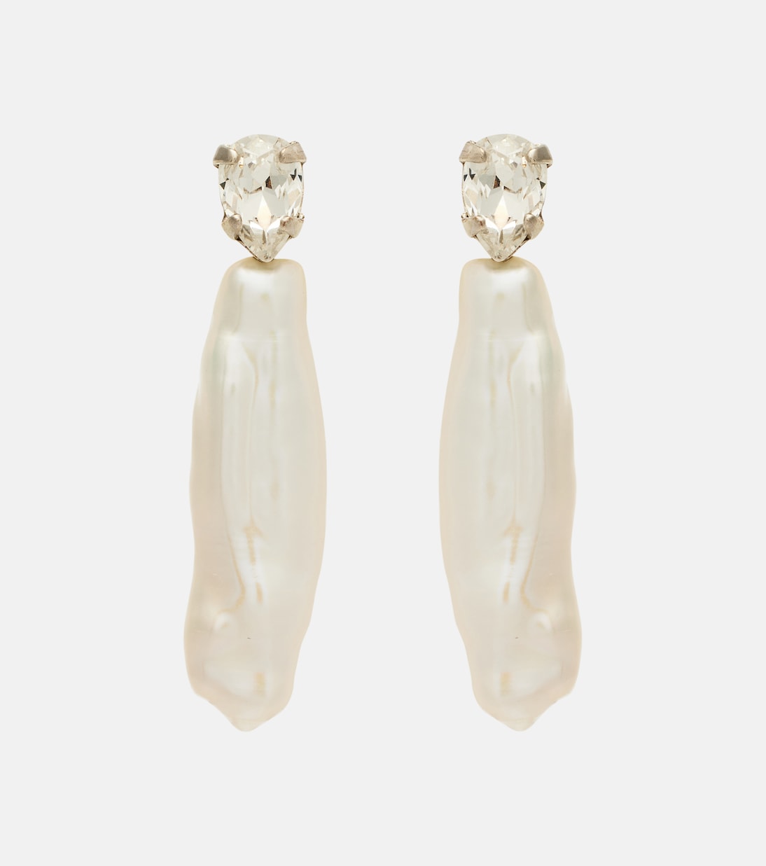 Pendientes con perlas de agua dulce y cristales | Simone Rocha