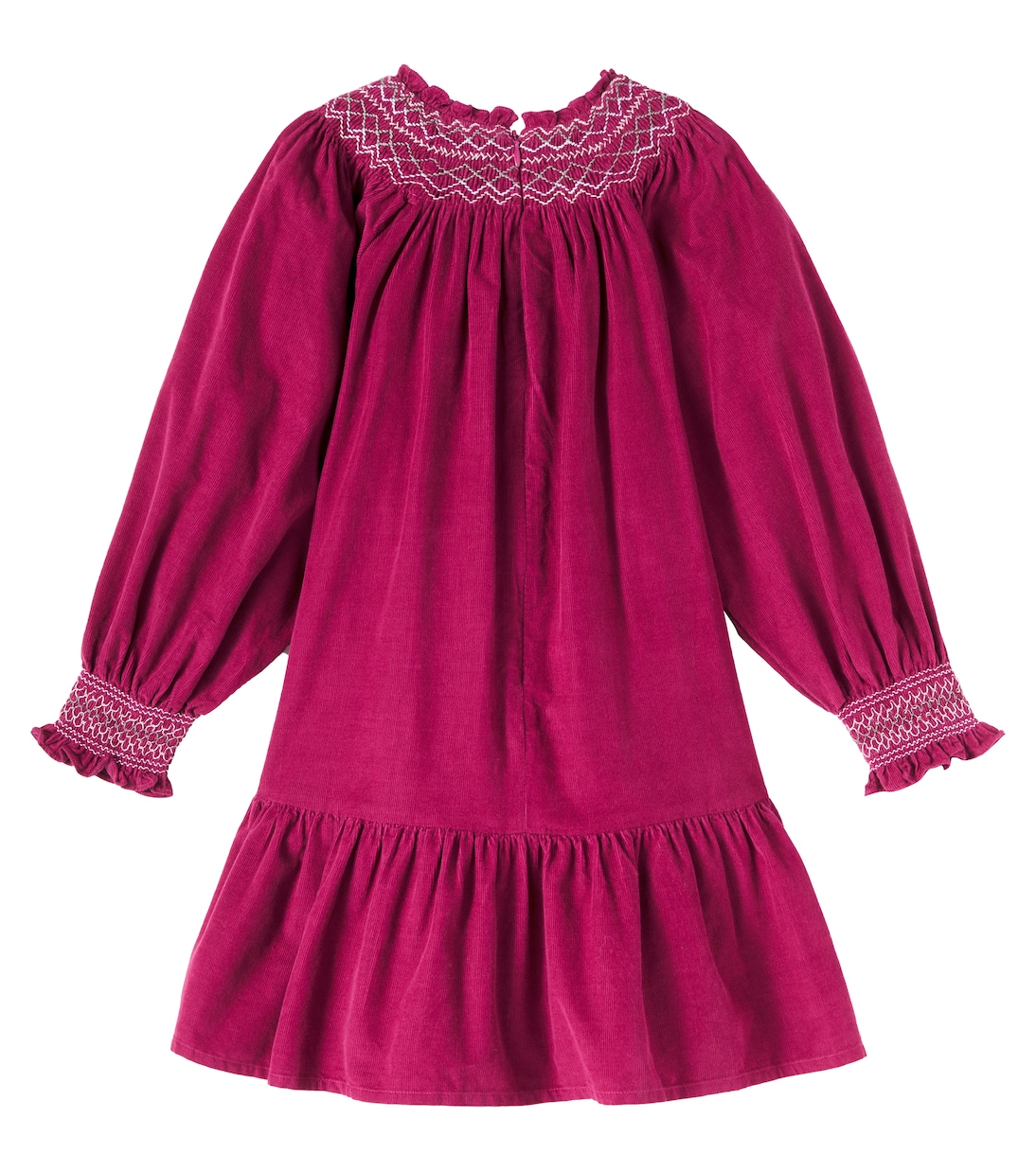 Besticktes Kleid aus Samt | Tartine et Chocolat