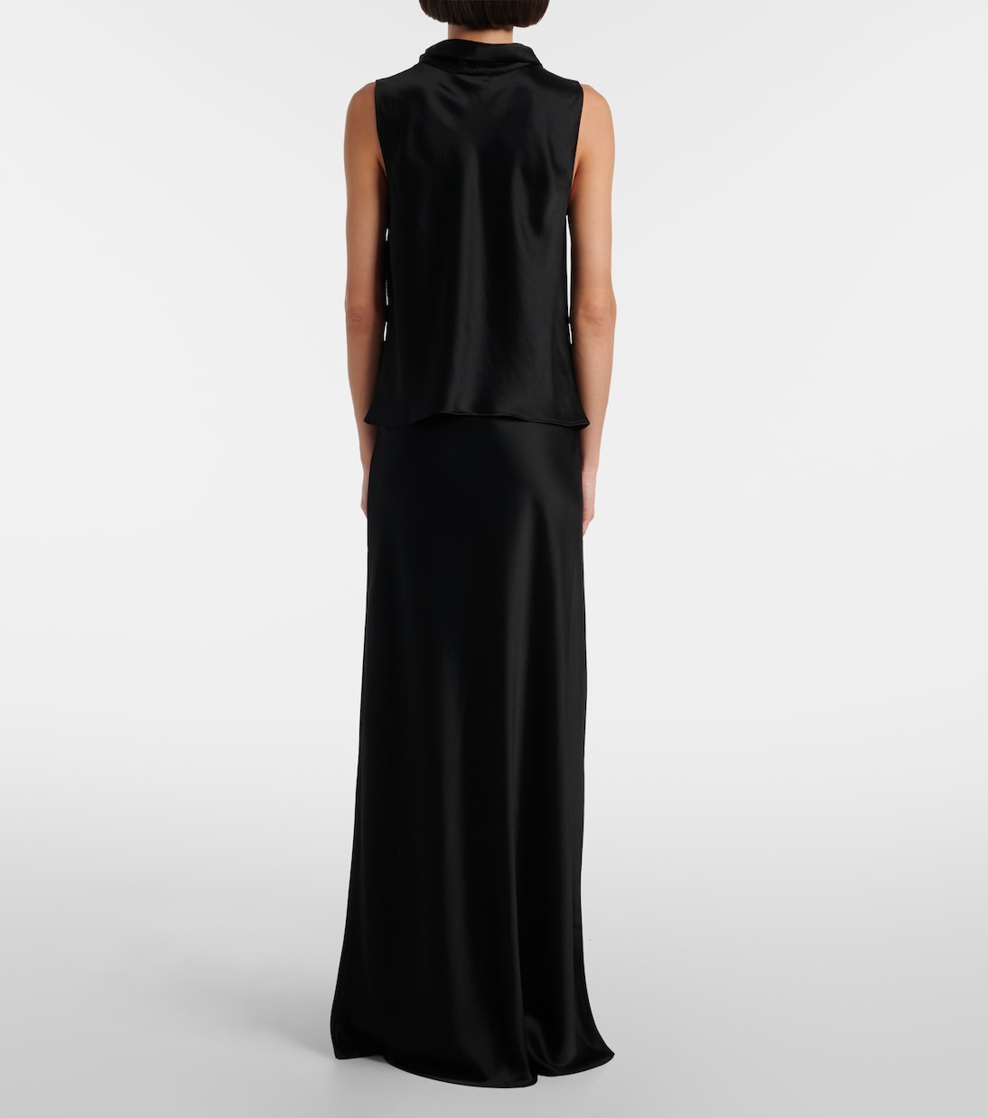 Barb satin top | Leset