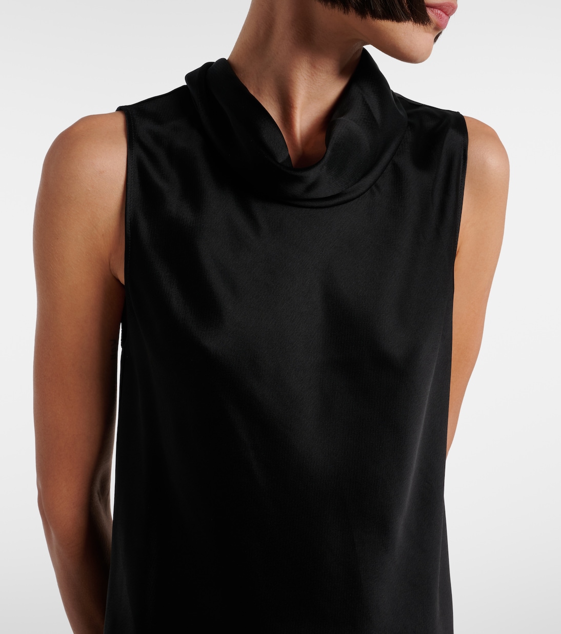 Barb satin top | Leset