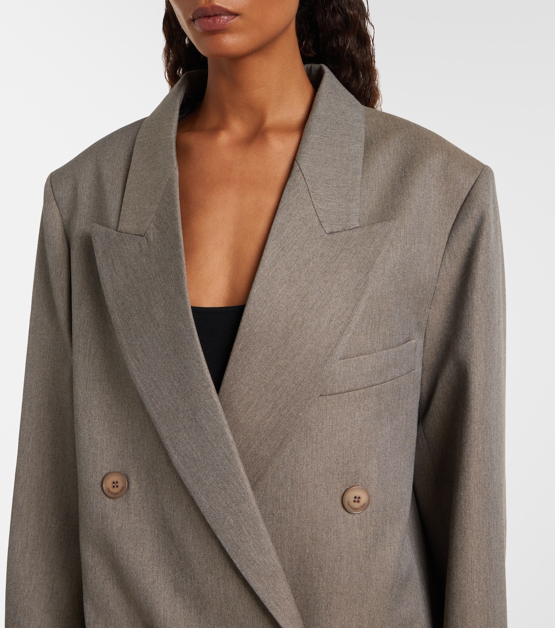 Jane double-breasted coat | The Frankie Shop