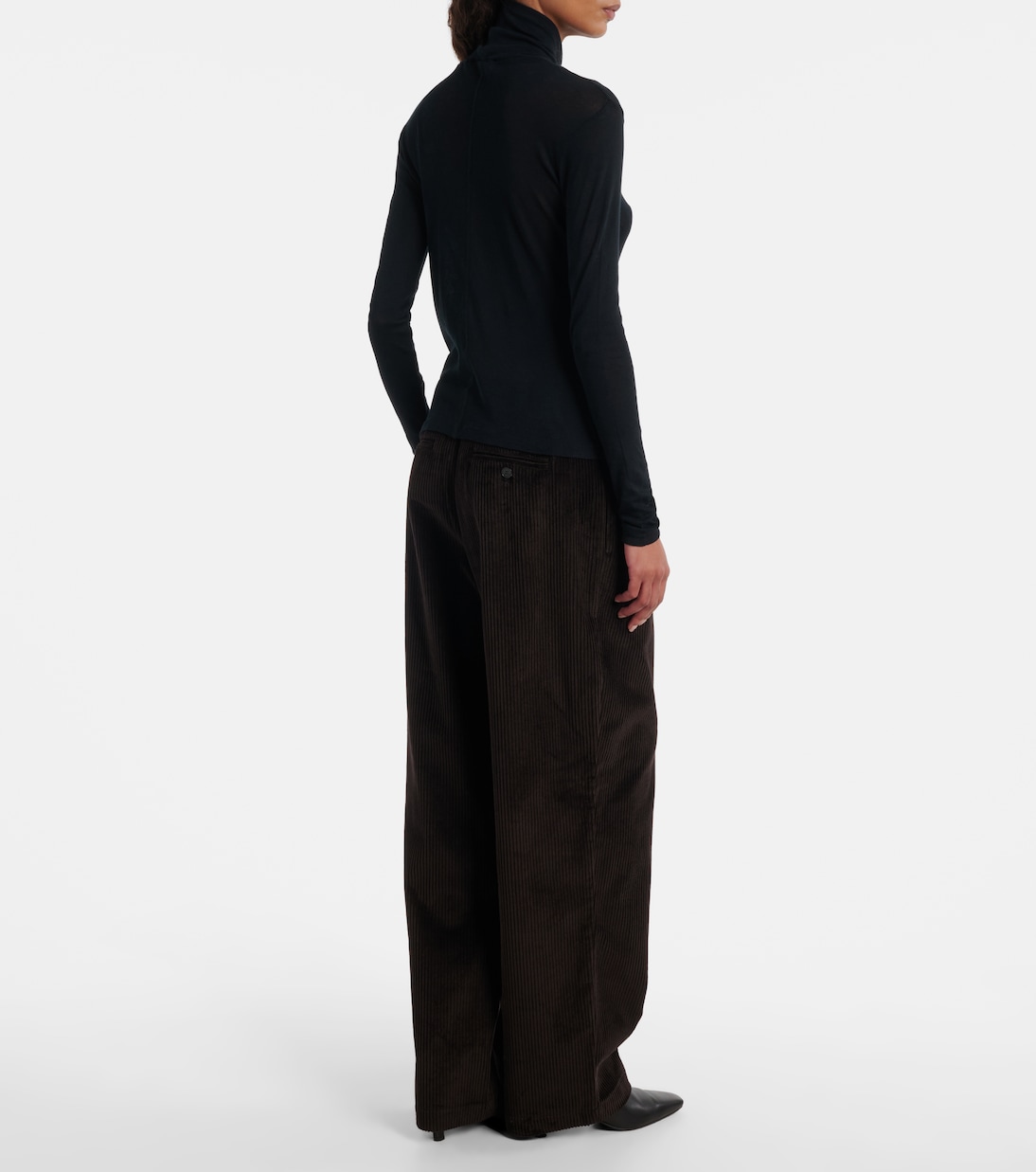Evren cotton turtleneck top | The Frankie Shop