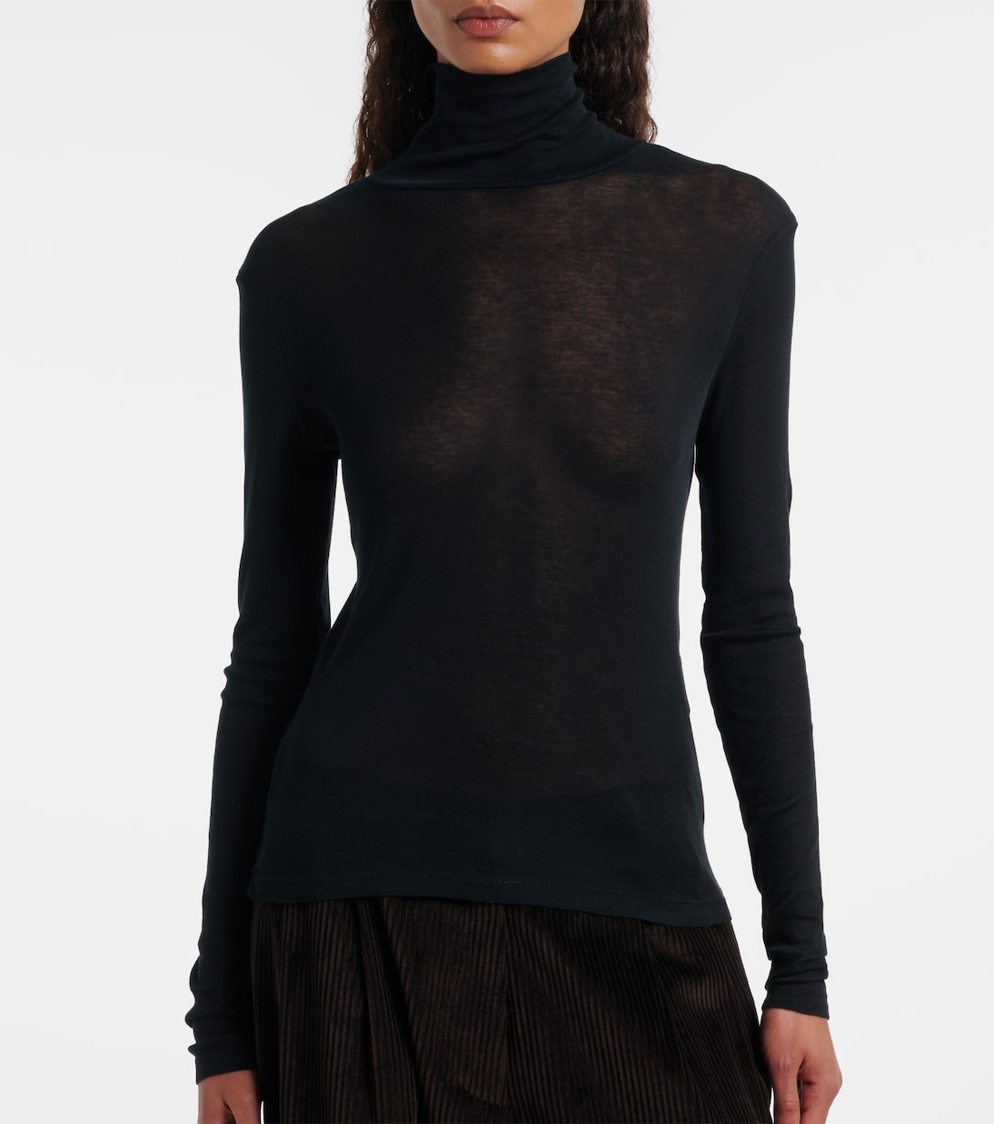 Evren cotton turtleneck top | The Frankie Shop