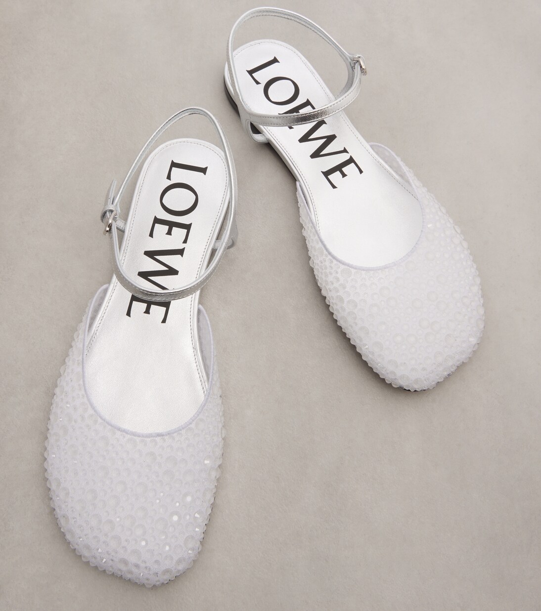 Ballerinas Toy aus Leder mit Kristallen | Loewe