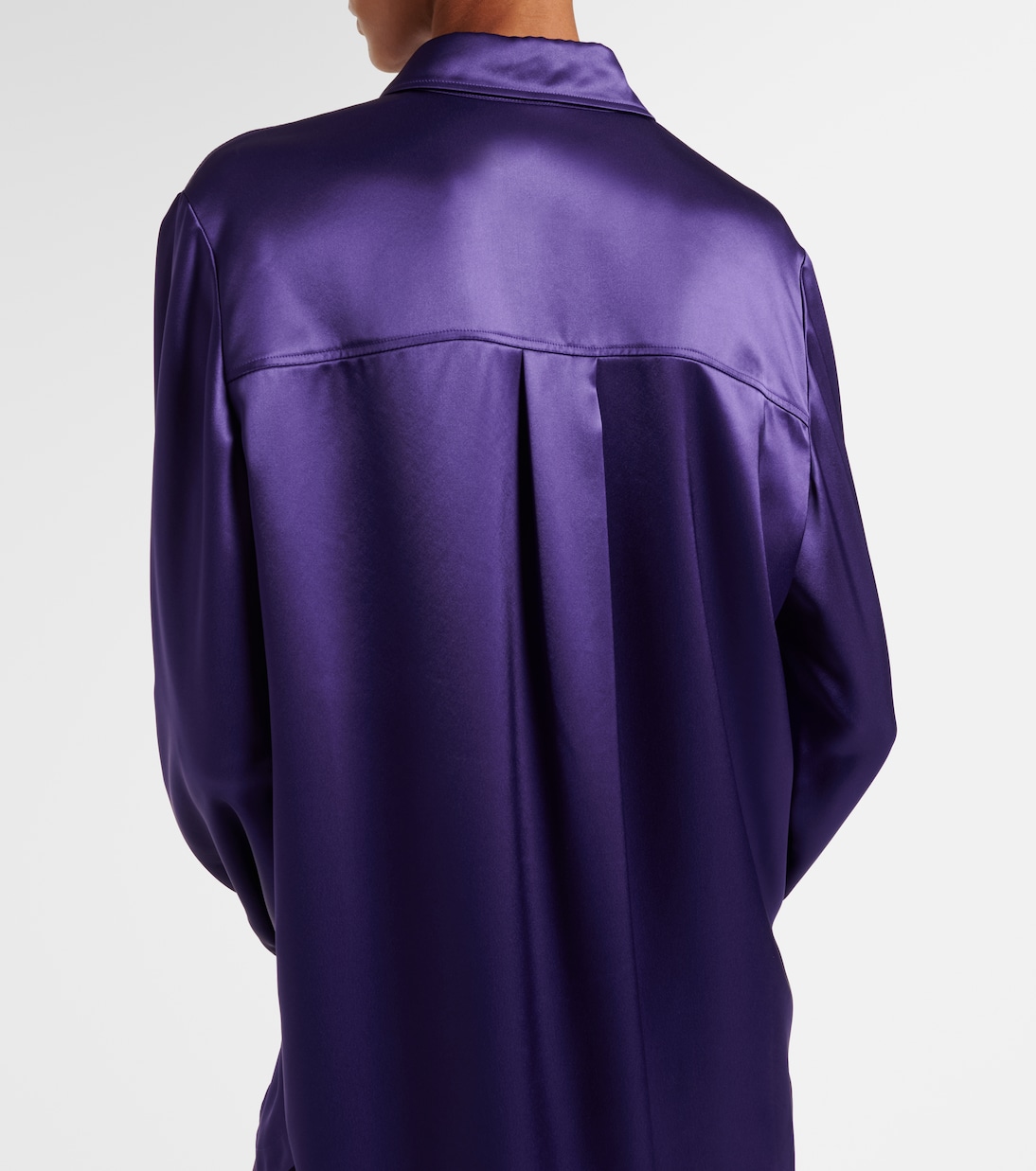 Dieu satin blouse | Joseph