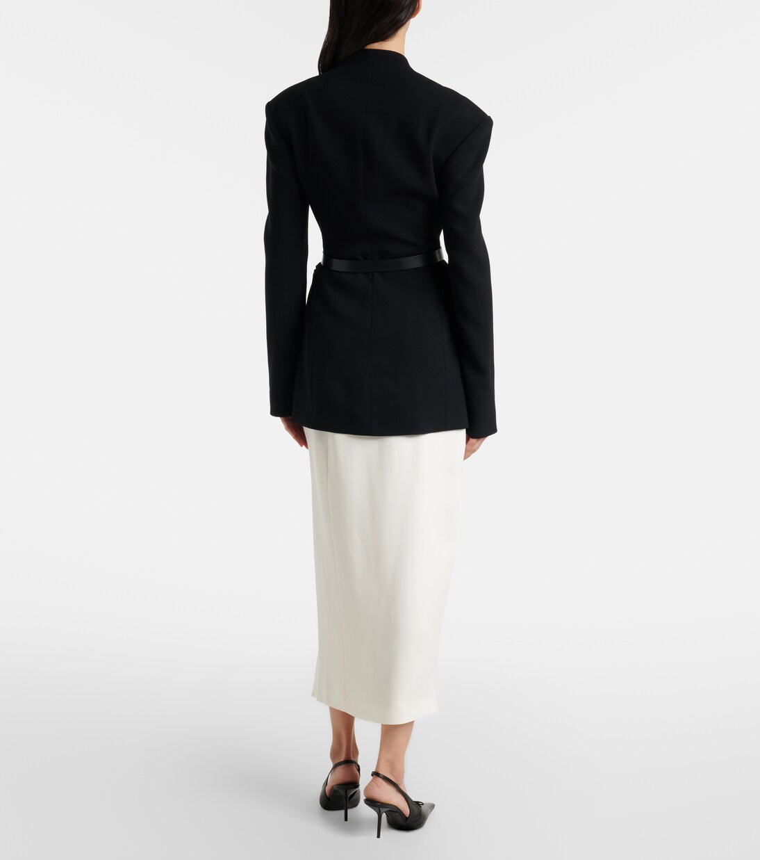 Twill midi skirt | Victoria Beckham