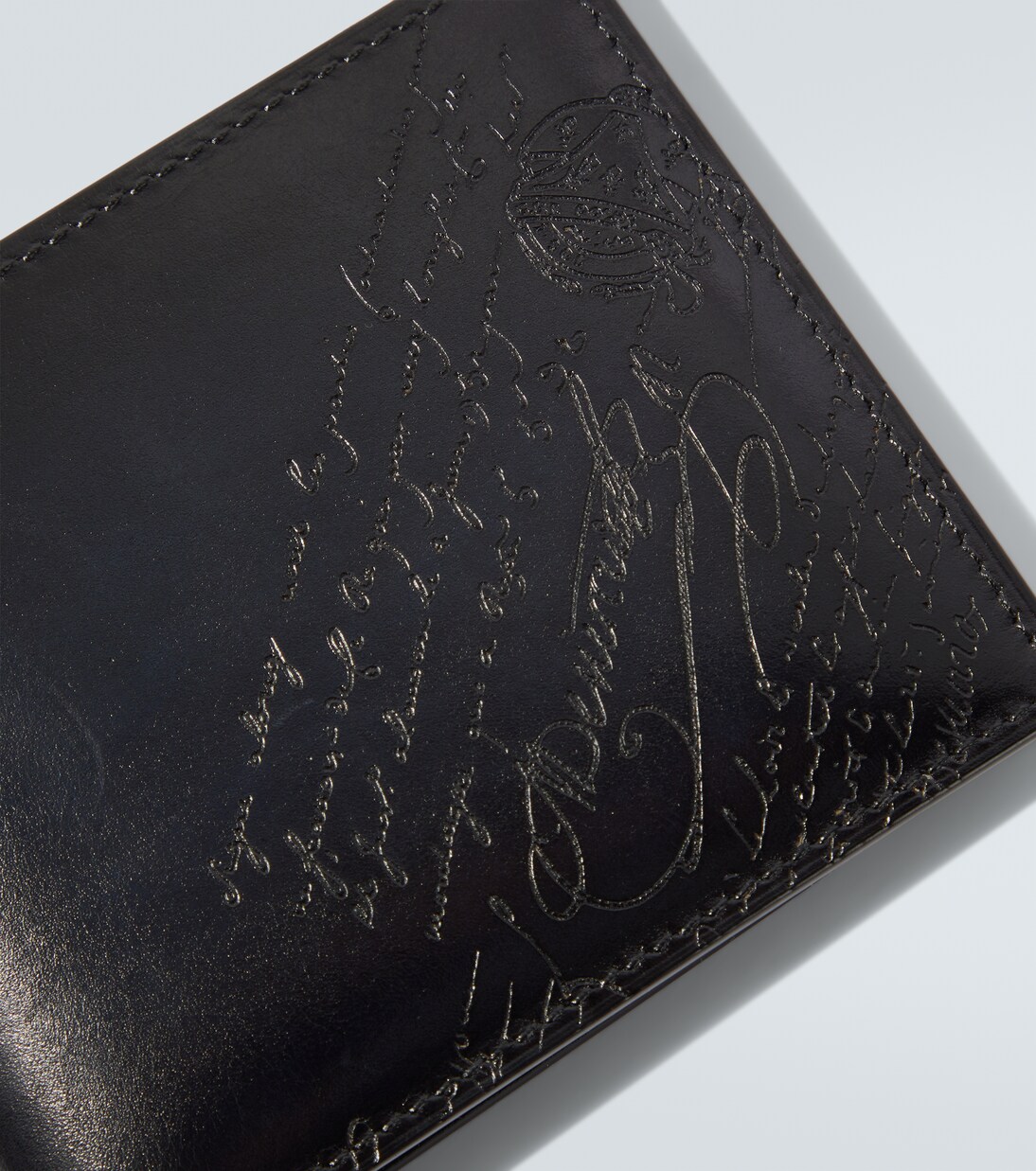 Makore Scritto leather bifold wallet | Berluti