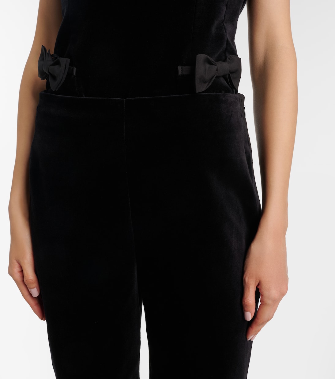 Quincy cotton velvet cropped pants | Posse