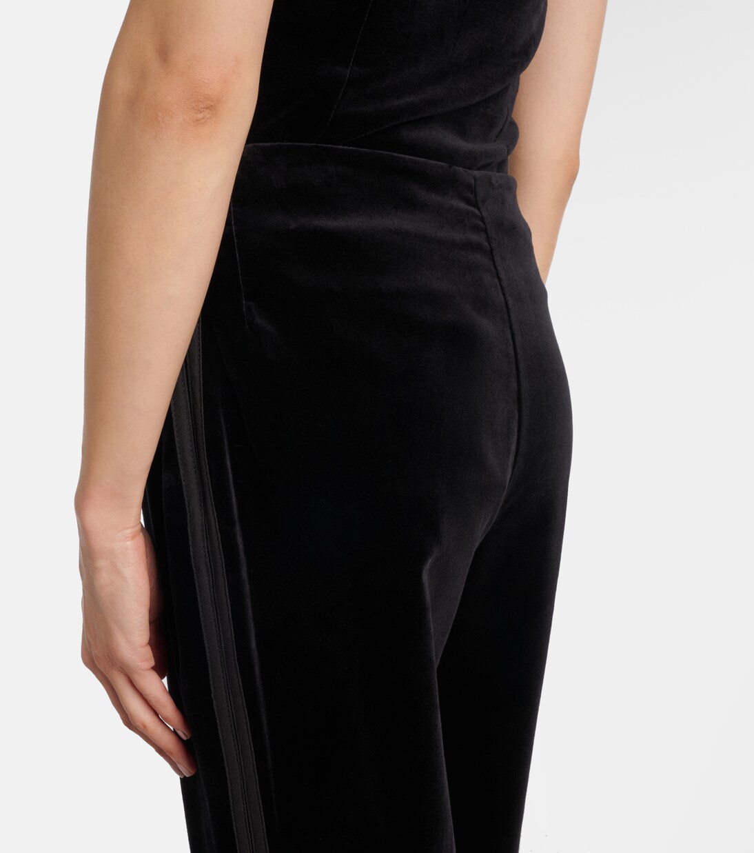 Quincy cotton velvet cropped pants | Posse