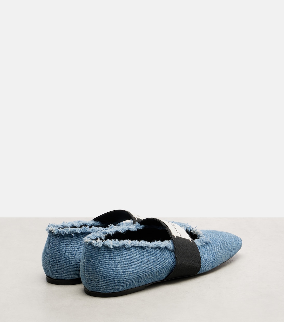 Sliced Square denim ballet flats | Givenchy