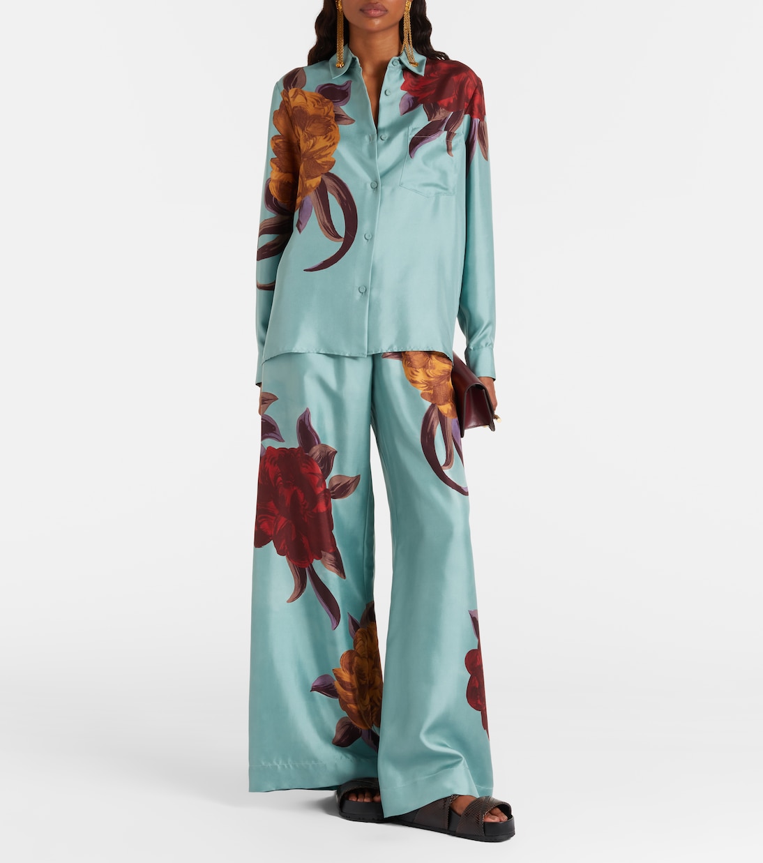 Boy floral silk shirt | La DoubleJ