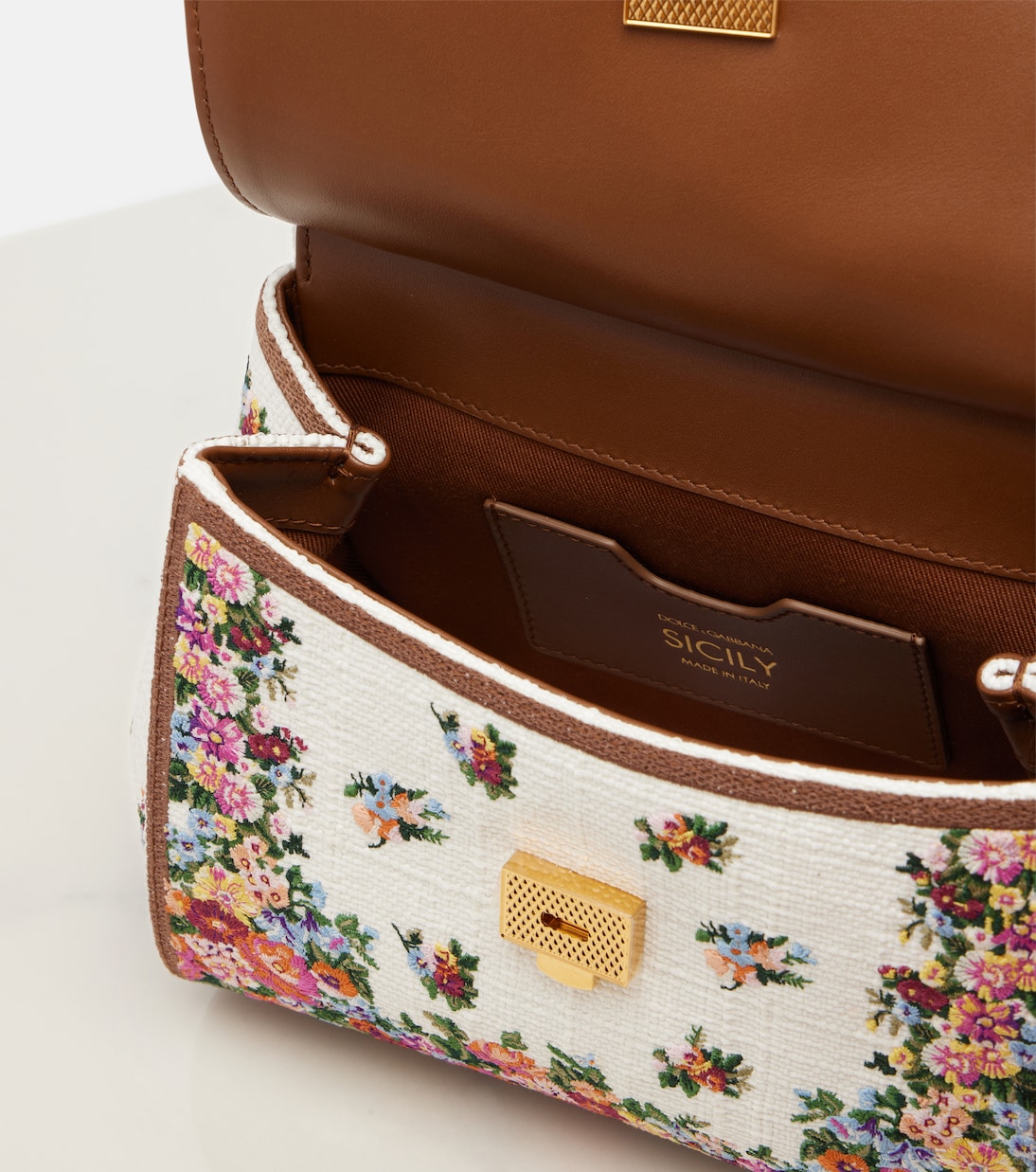 Bolso Sicily Medium con piel | Dolce&Gabbana