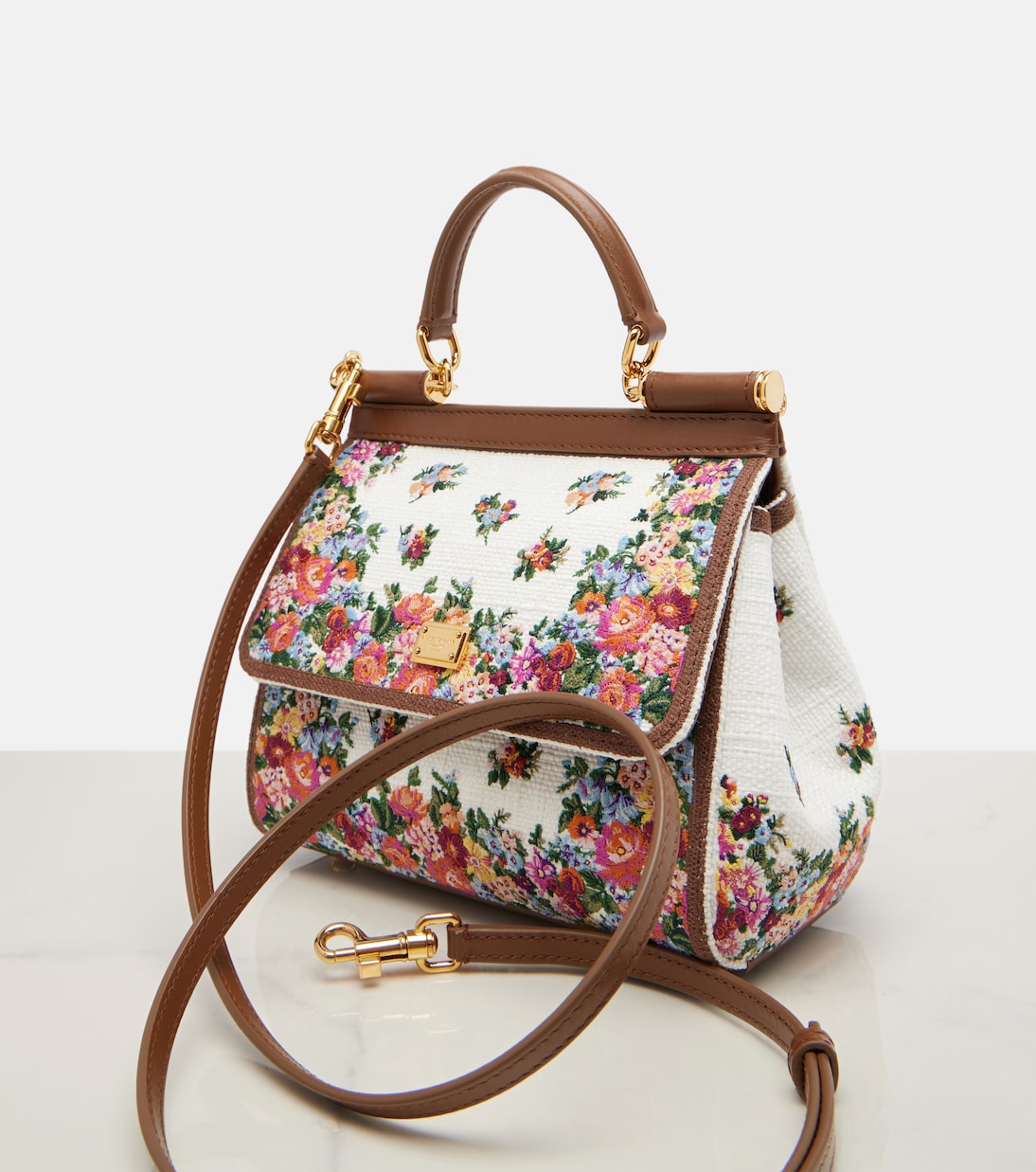 Bolso Sicily Medium con piel | Dolce&Gabbana