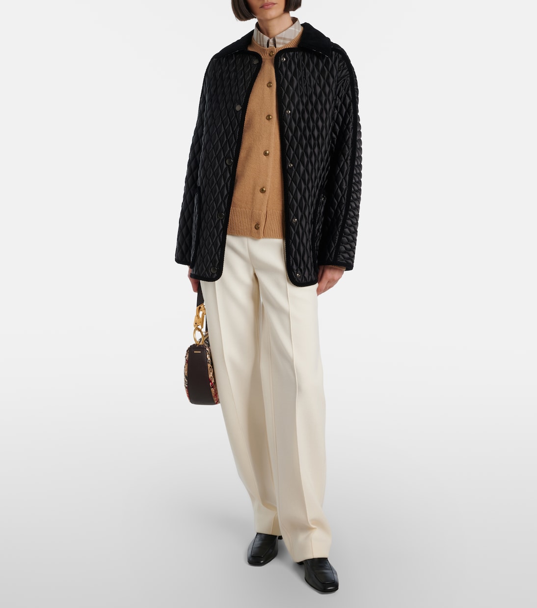 Cardigan EKD aus einem Kaschmirgemisch | Burberry