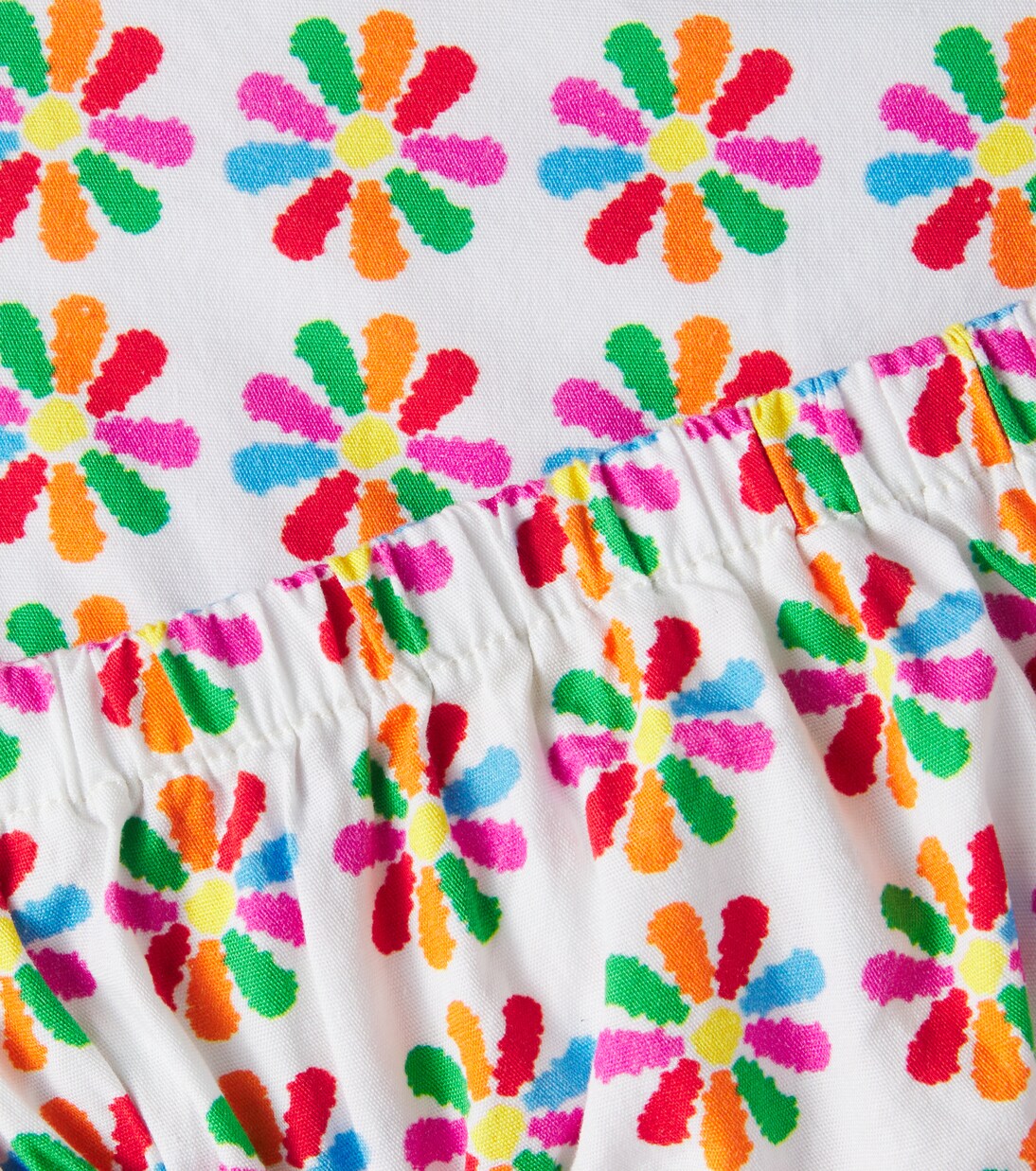 Bébé – Set robe et culotte bloomer en coton à fleurs | Fábula