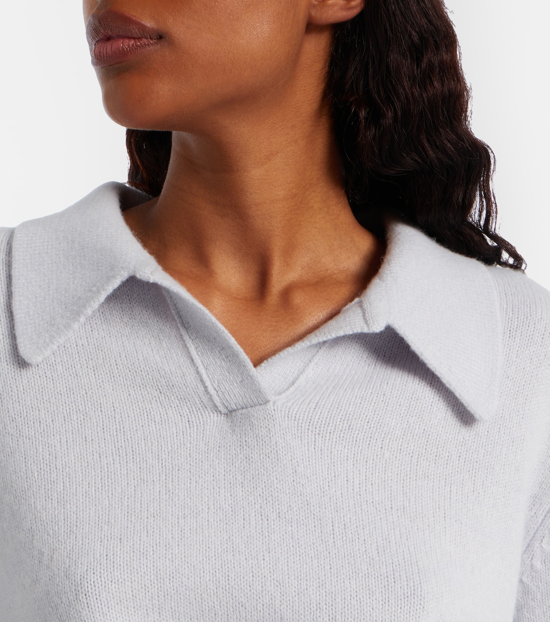 Top cropped Leni de lana y cachemir | Khaite