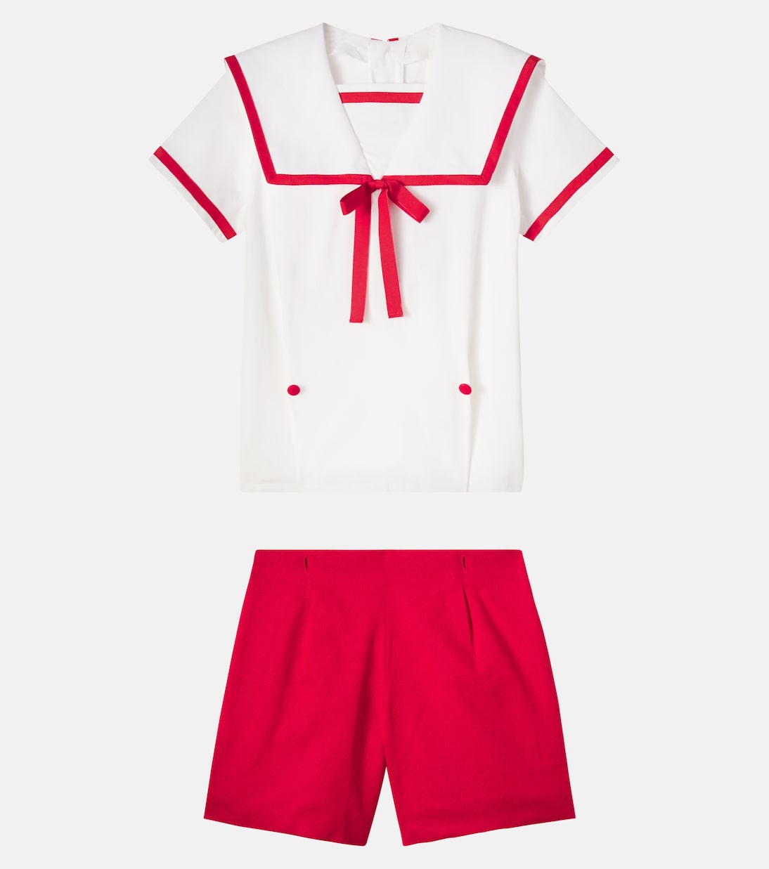 Set de top y shorts de algodón | Pepa London