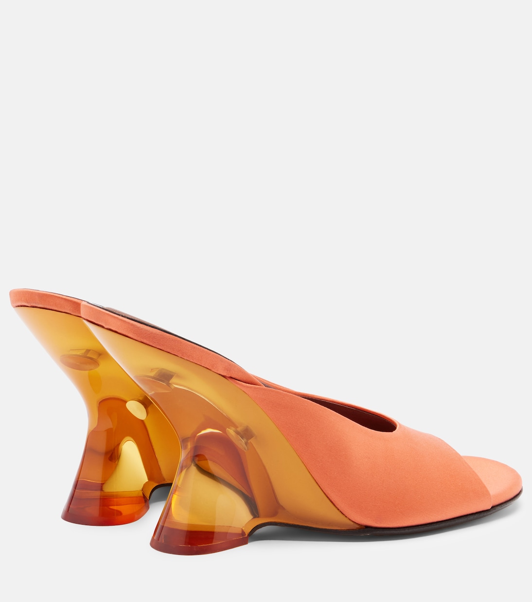 Satin wedge mules | Dries Van Noten