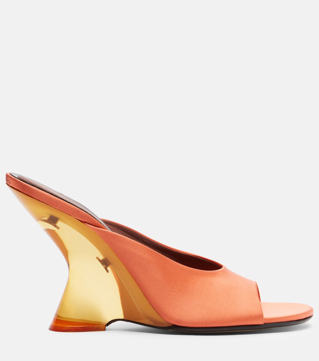 Satin wedge mules | Dries Van Noten