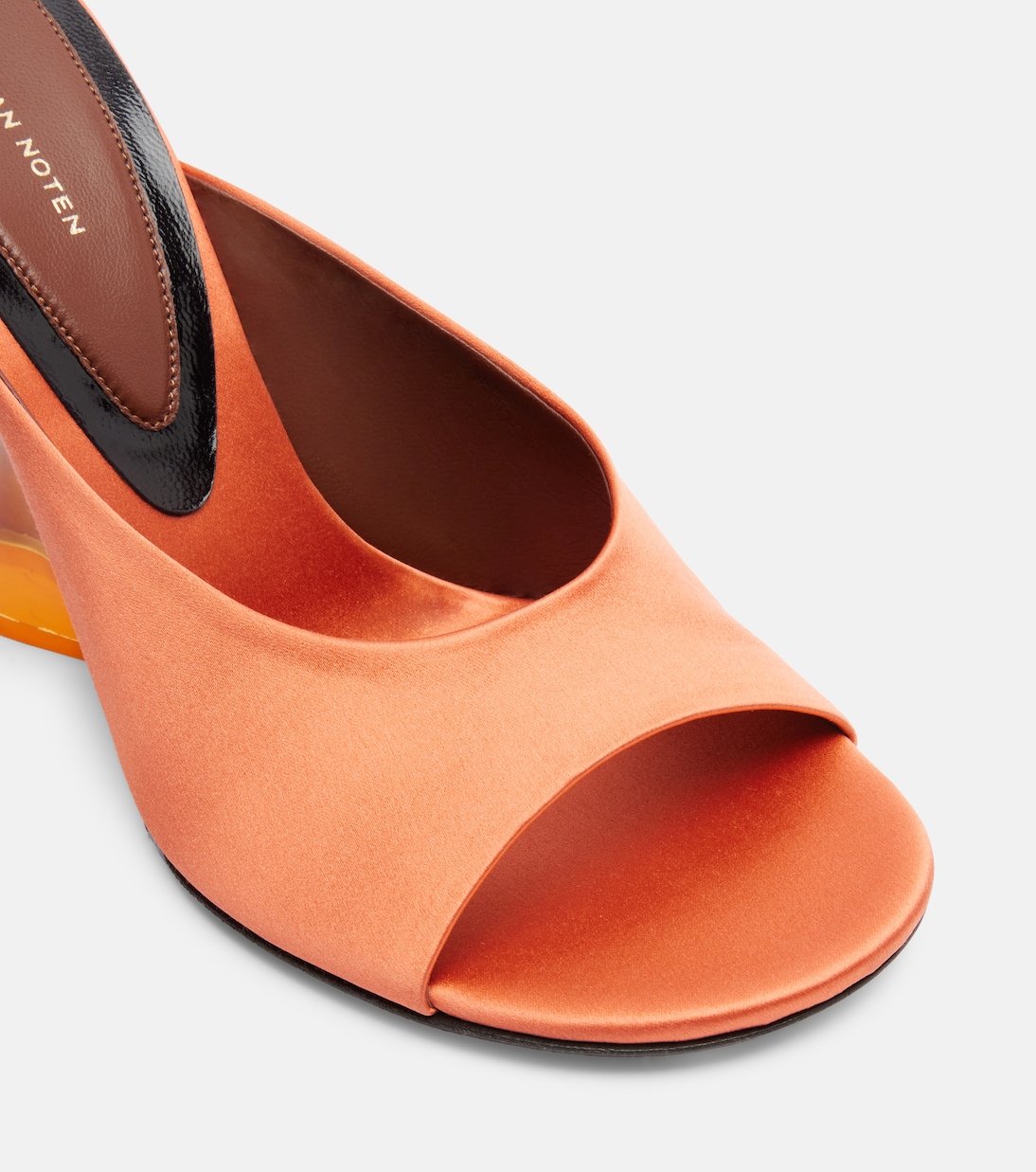 Satin wedge mules | Dries Van Noten