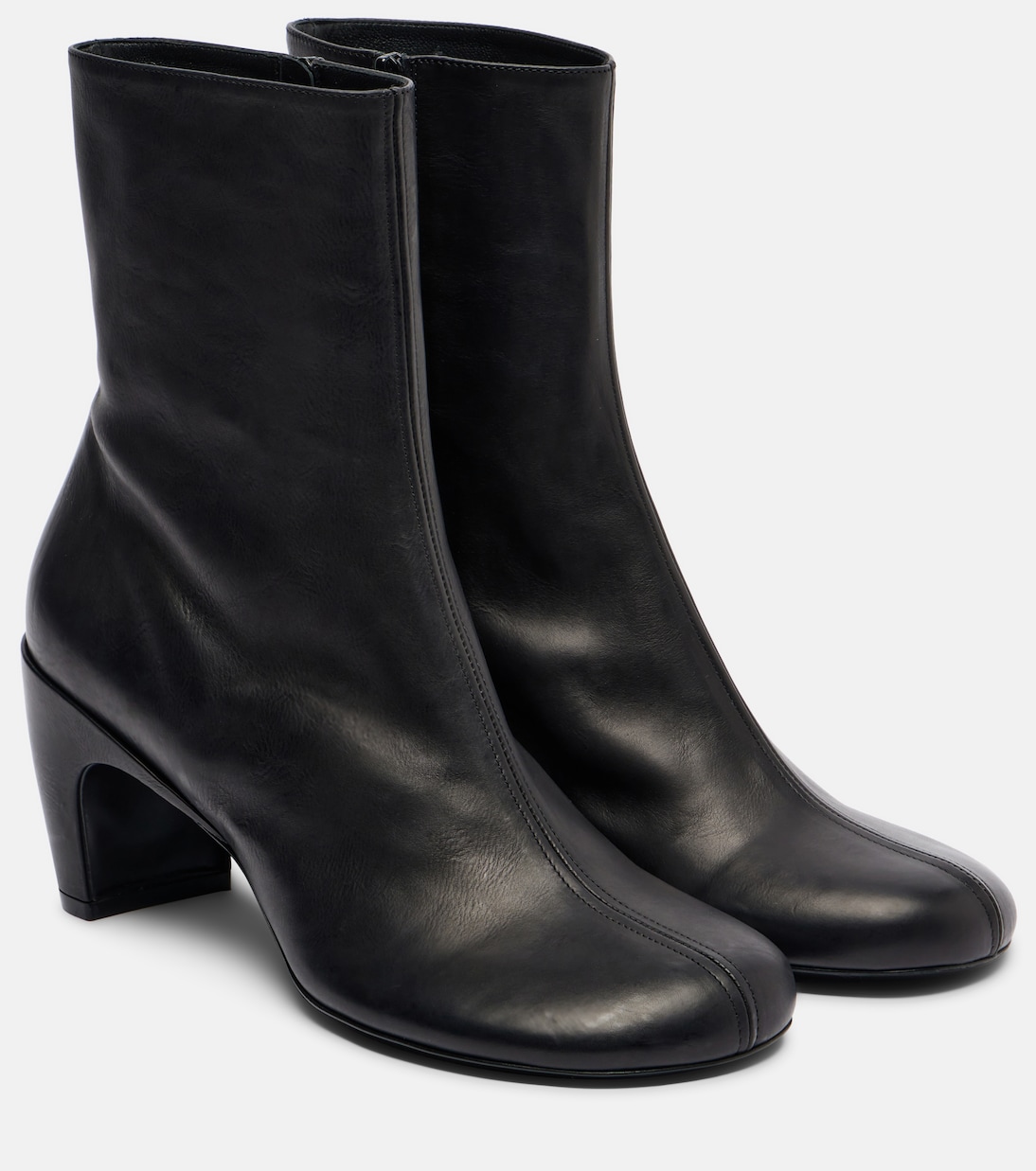 65 leather ankle boots | Dries Van Noten