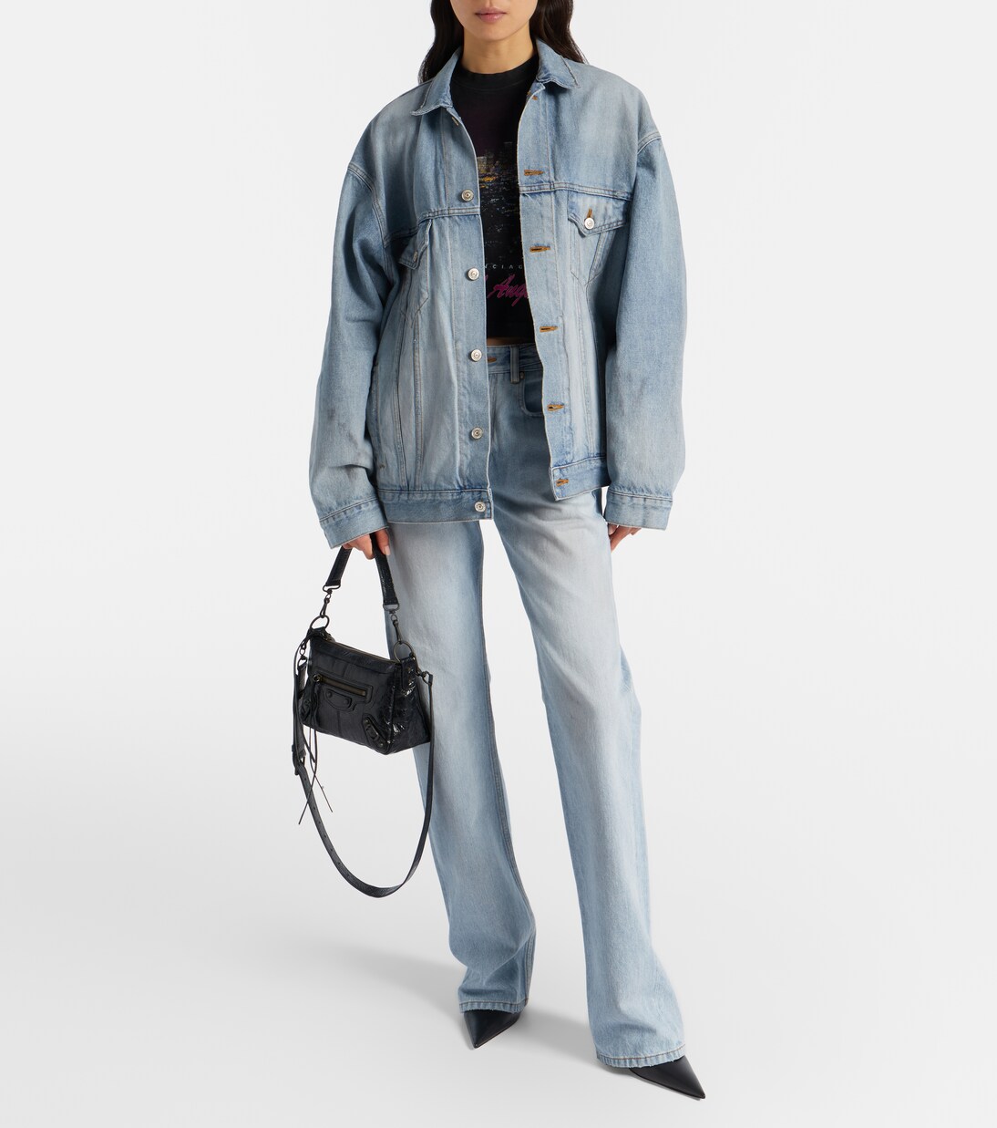 Le City Moto Small leather shoulder bag | Balenciaga