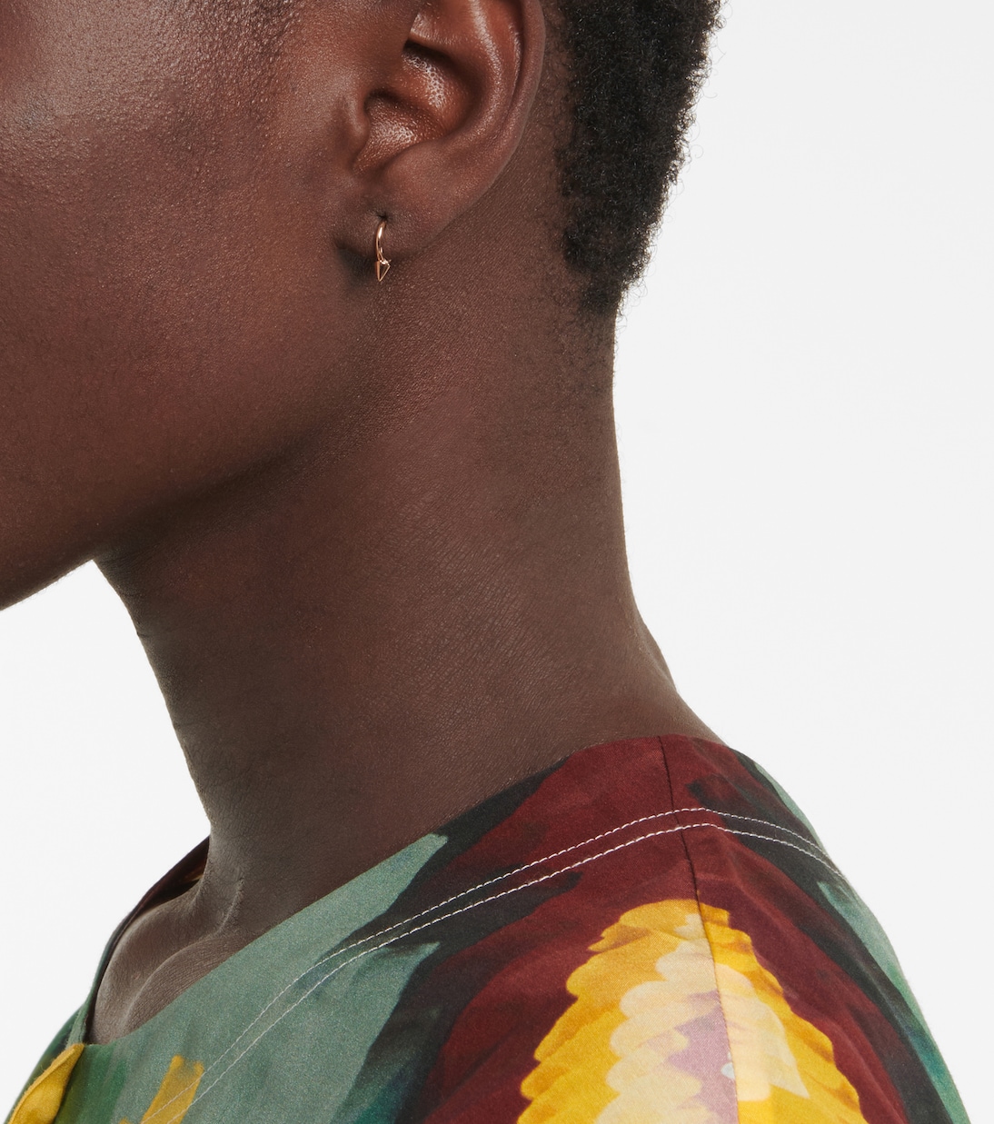 Spike Clicker 14kt rose gold single earring | Maria Tash
