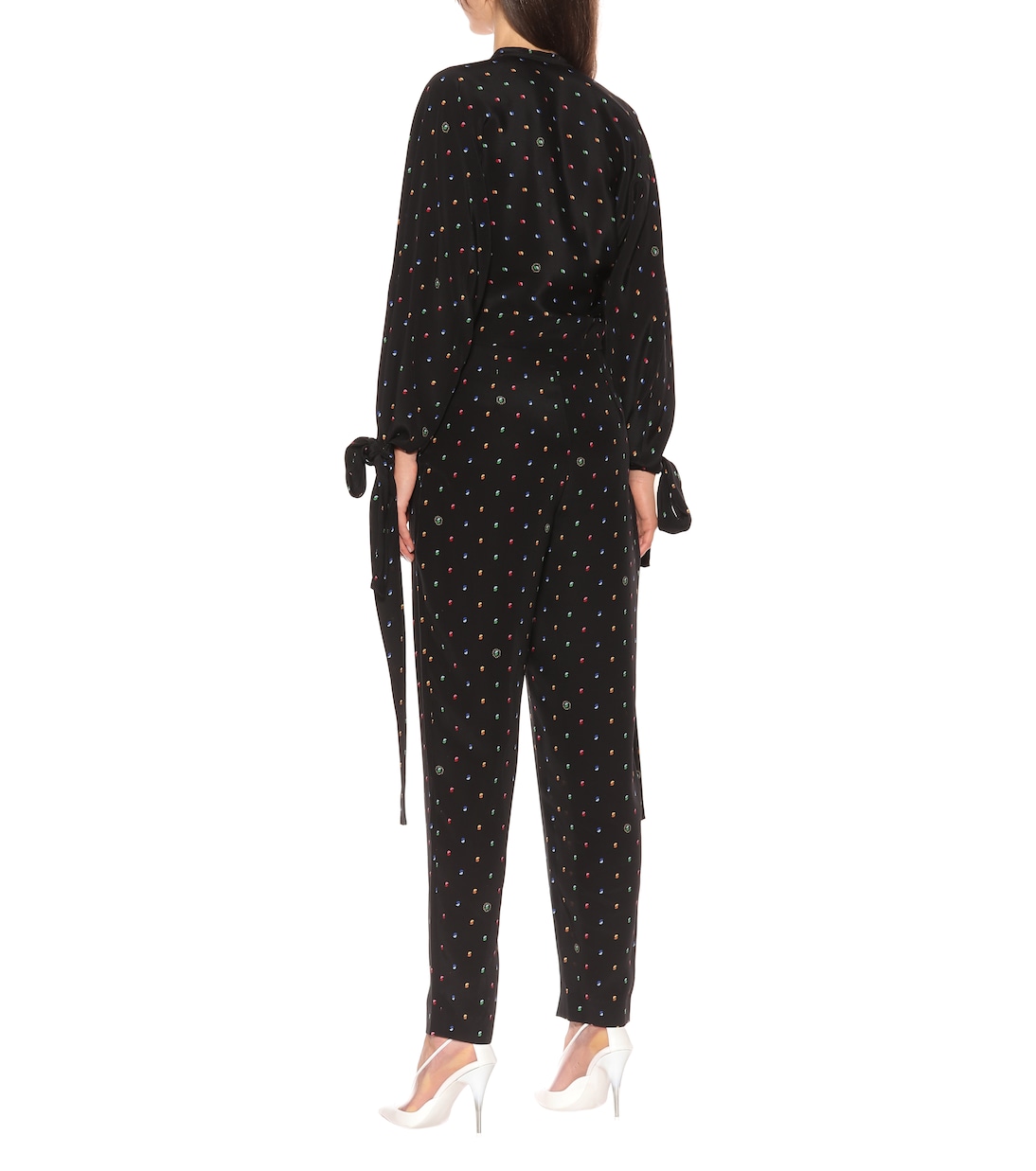 Combi-pantalon Kiera en soie imprimée | Stella McCartney