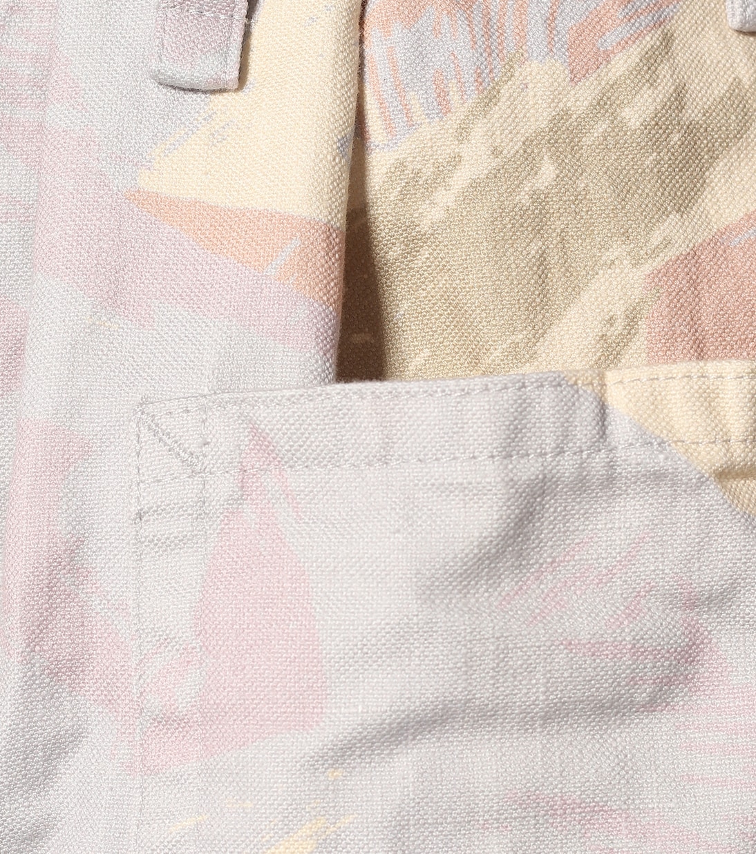 Rike high-rise cotton and linen shorts | Marant Etoile