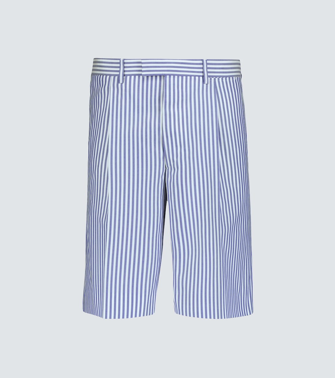 Shorts in cotone a righe | Prada