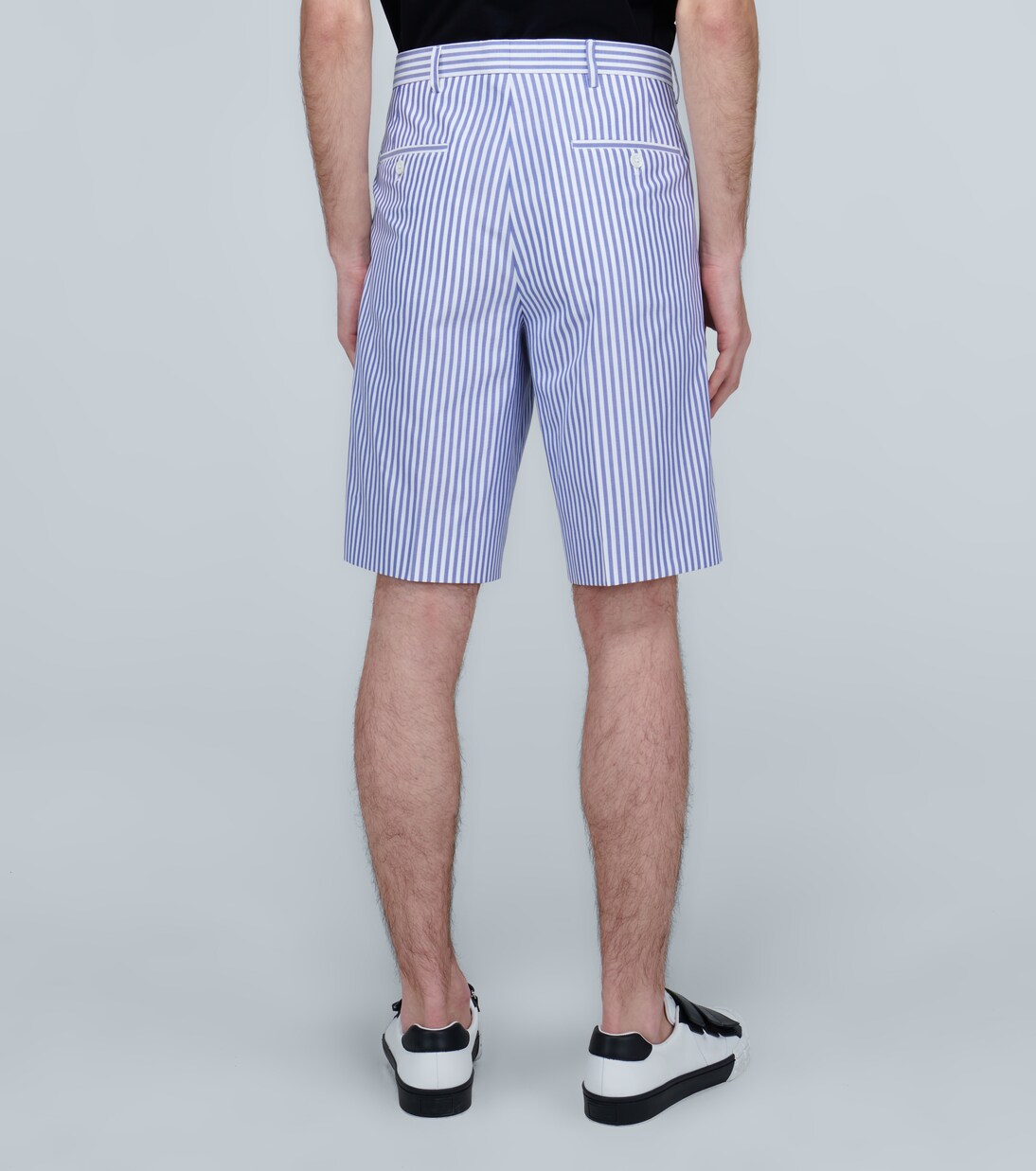 Shorts in cotone a righe | Prada