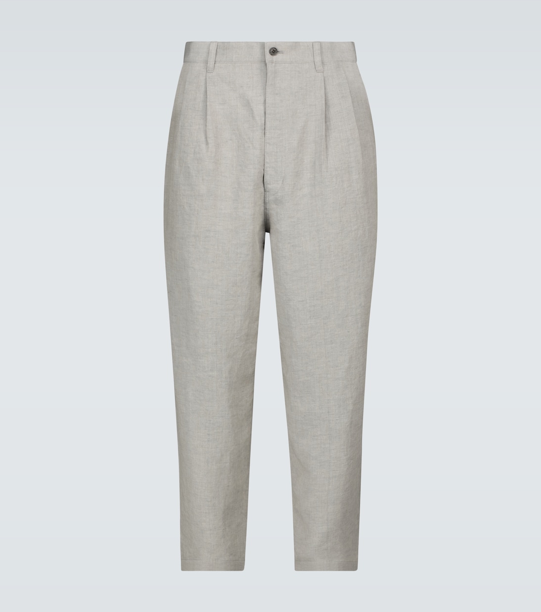 Cropped linen chambray pants | Comme des Garçons Homme