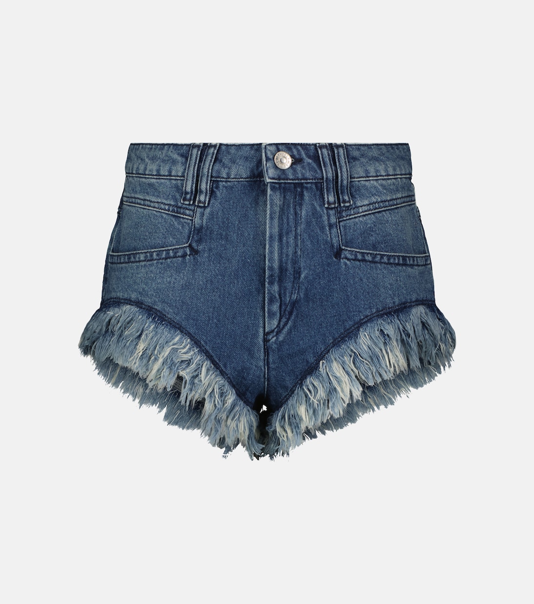 Shorts vaqueros Eneidao con flecos | Marant Etoile