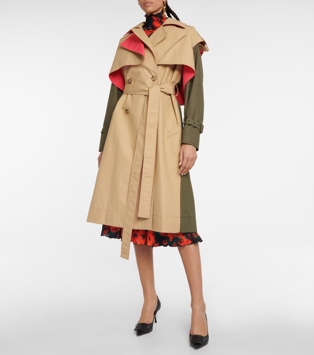 Trenchcoat Azuma aus Baumwolle | Roksanda