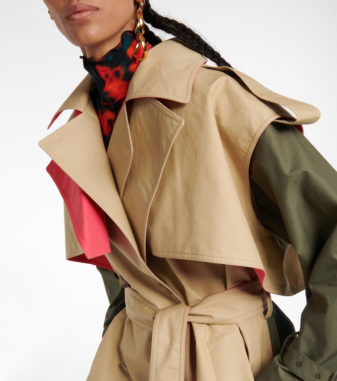 Trenchcoat Azuma aus Baumwolle | Roksanda